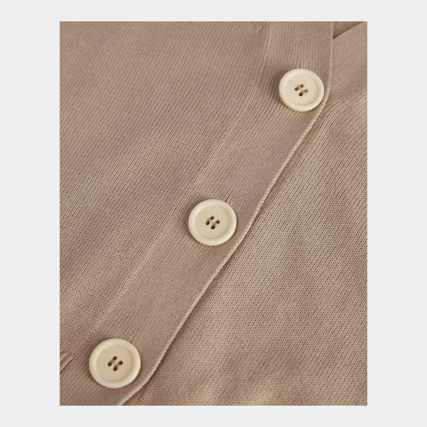 SCAGLIONE Scaglione Cardigan con contrasti - Beige - Hubert Humangoods