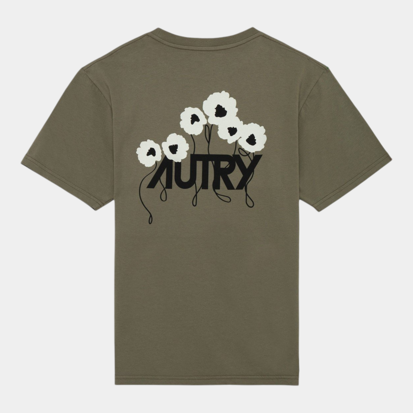 Autry Tee Shirt grafica floreale - Militare