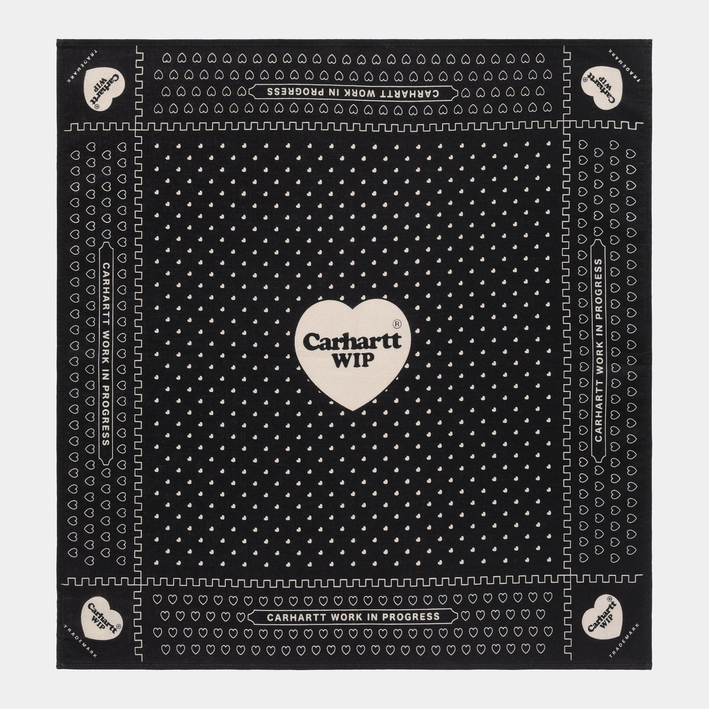 CARHARTT WIP Carhartt Wip Bandana Heart - Nero - Hubert Humangoods