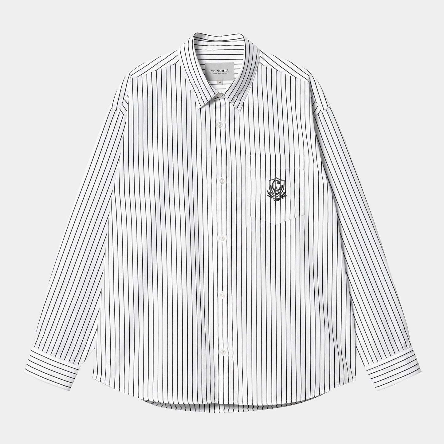 CARHARTT WIP Carhartt Wip Camicia a righe Linus - Bianco/Nero - Hubert Humangoods