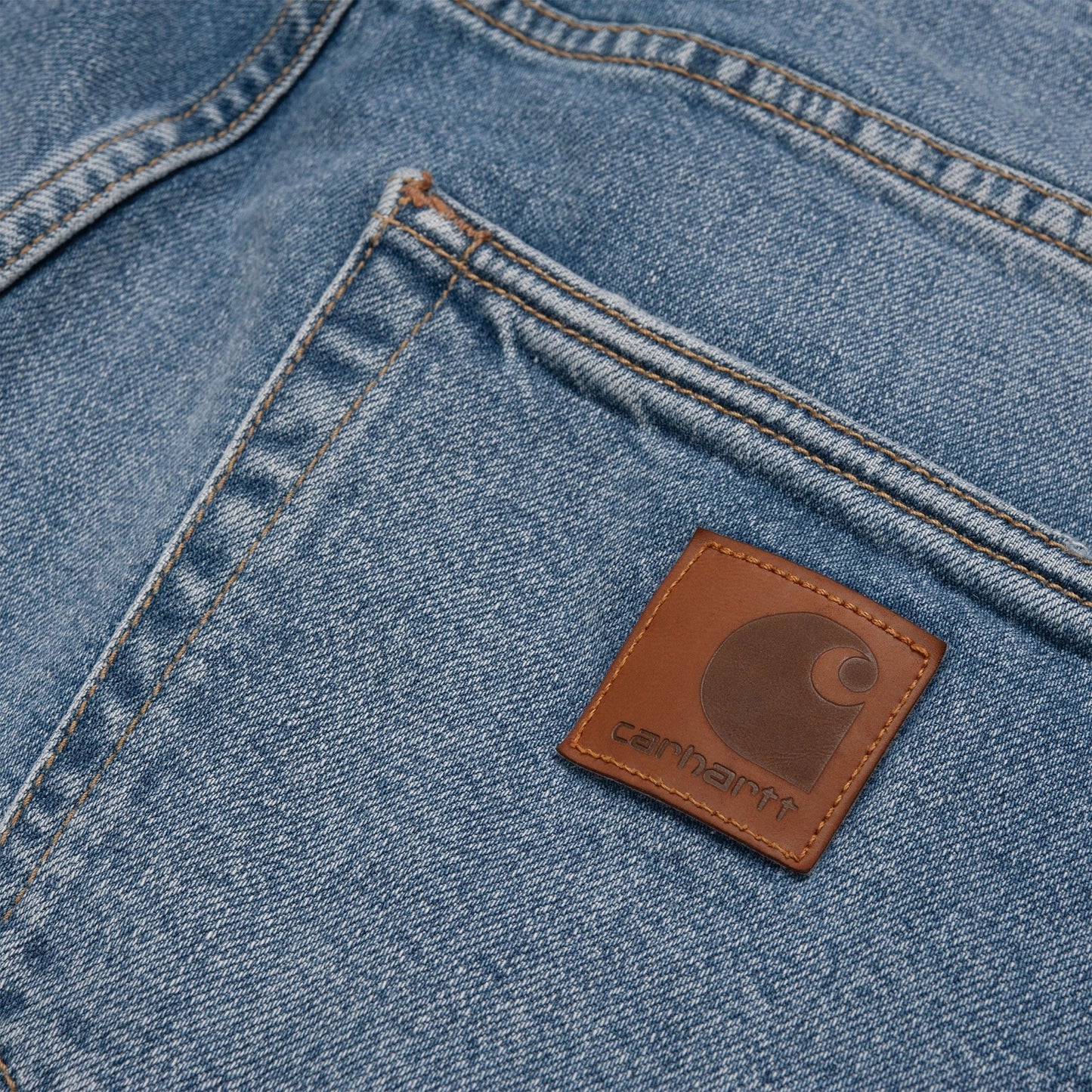 CARHARTT WIP Carhartt Wip Jeans Klondike in Mills denim - Blue Worn Bleached - Hubert Humangoods