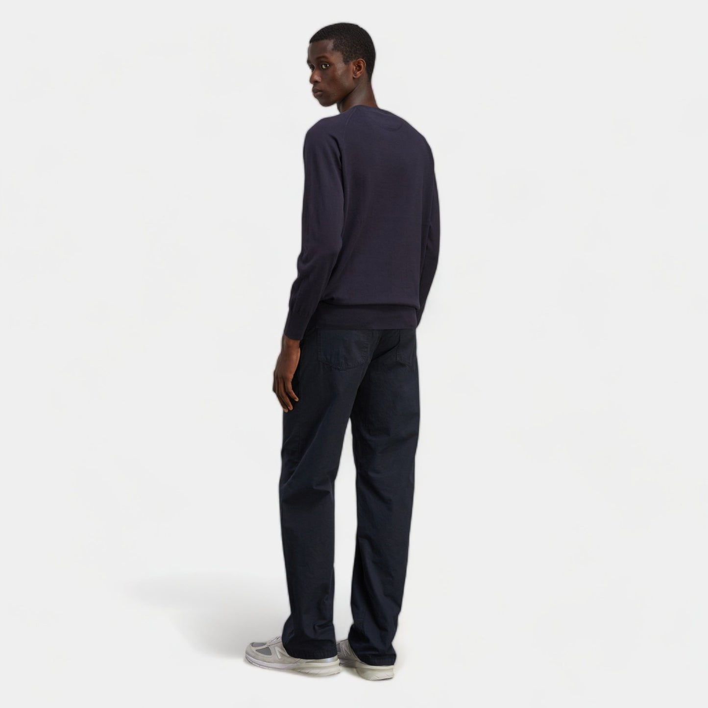 ASPESI Aspesi Maglia Girocollo in cotone M039 - Blu - Hubert Humangoods