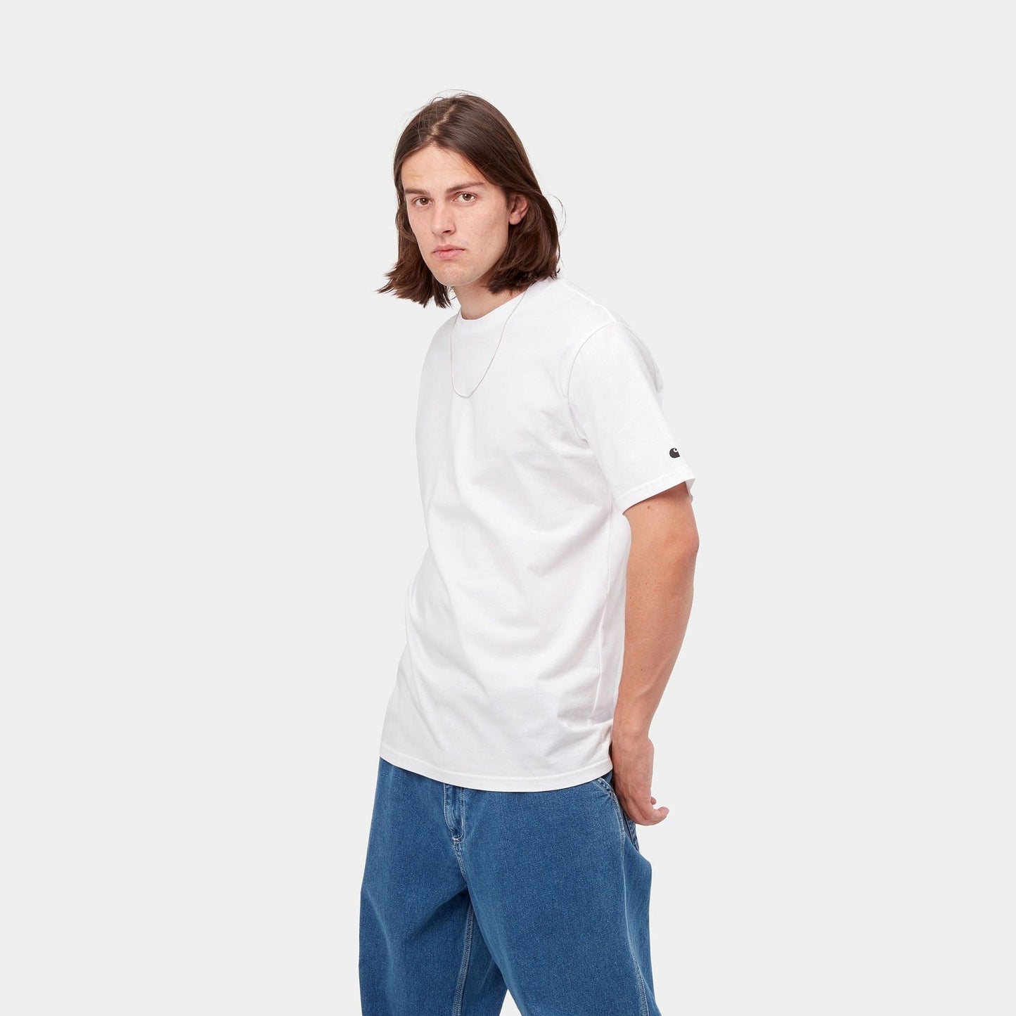CARHARTT WIP Carhartt Wip T-Shirt Base - Bianco - Hubert Humangoods