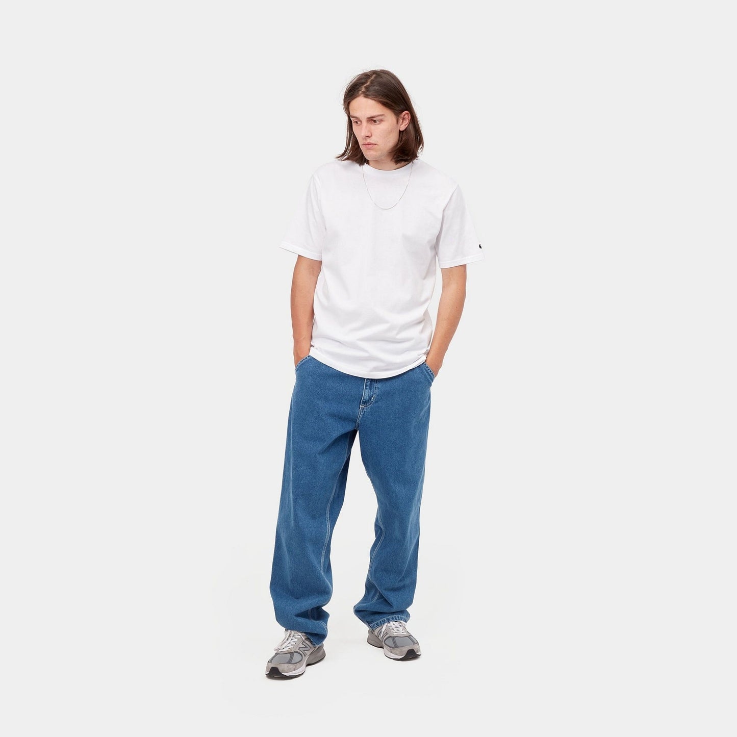 CARHARTT WIP Carhartt Wip T-Shirt Base - Bianco - Hubert Humangoods