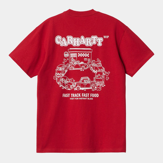 CARHARTT WIP Carhartt Wip T-Shirt Fast Food - Rosso - Hubert Humangoods