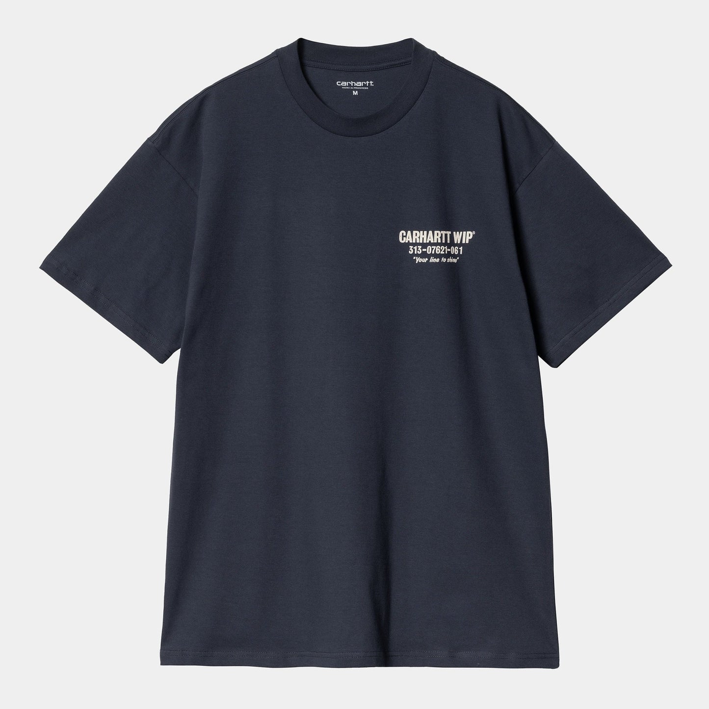 CARHARTT WIP Carhartt Wip T-Shirt Less Troubles - Blu - Hubert Humangoods