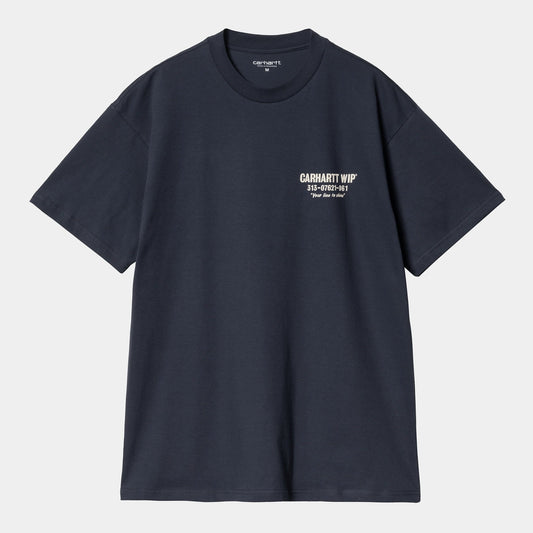 CARHARTT WIP Carhartt Wip T-Shirt Less Troubles - Blu - Hubert Humangoods