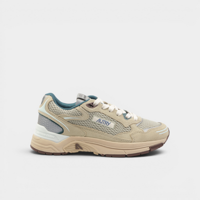 Autry Sneakers Hyperway in mesh e suede - Verde e Rosa