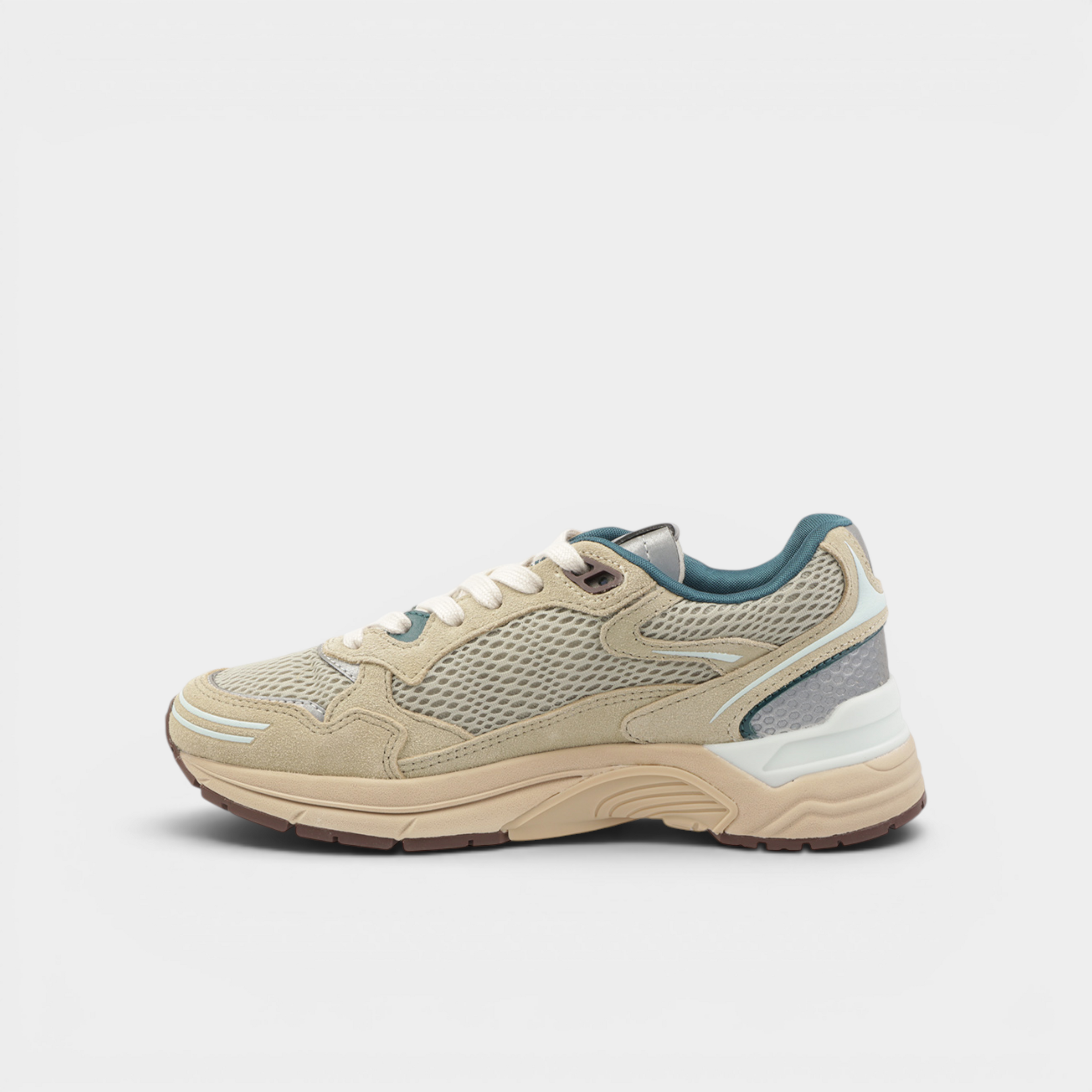 Autry Sneakers Hyperway in mesh e suede - Verde e Rosa