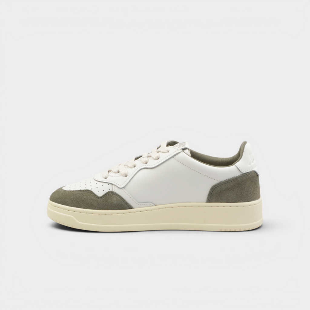 Autry Sneakers Medalist in pelle e suede - Bianco e Verde