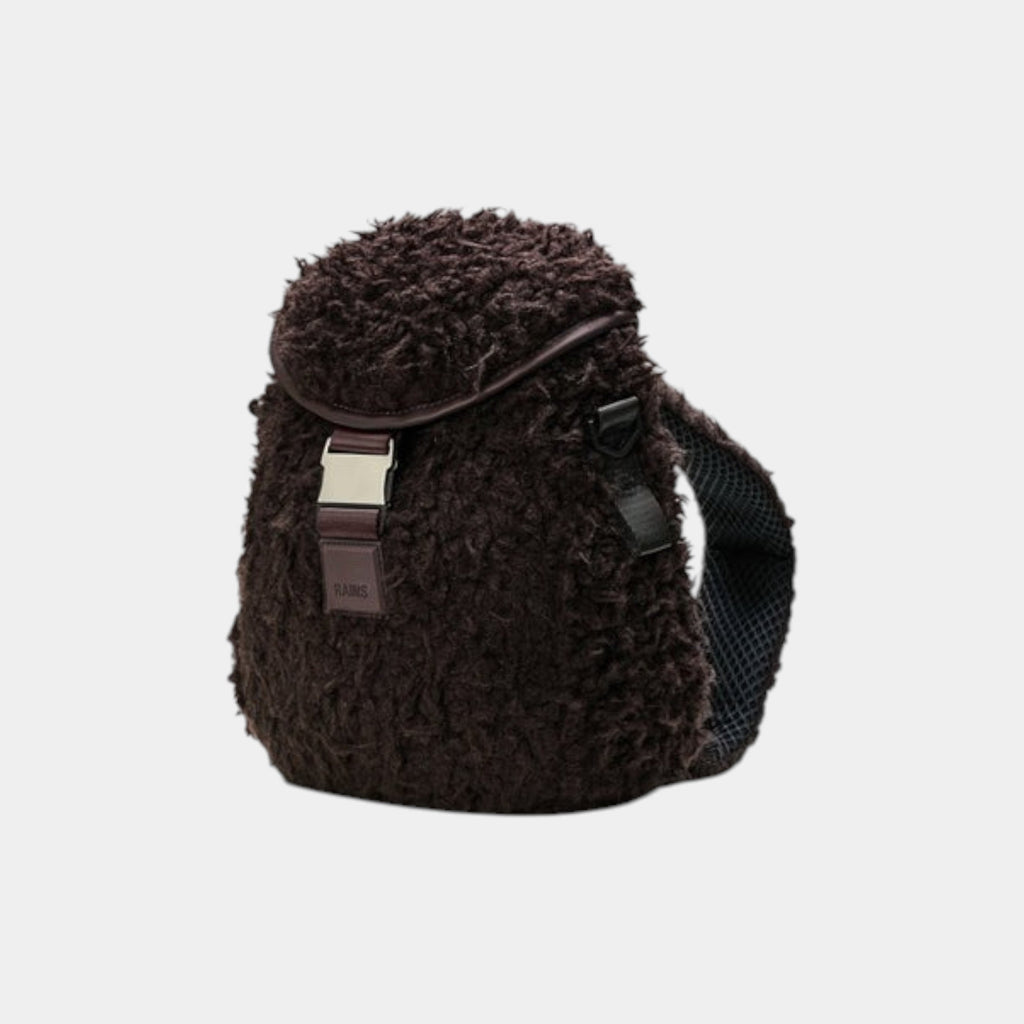 RAINS - Rains Zainetto in Pile Valera - Bordeaux/3 - Hubert Humangoods