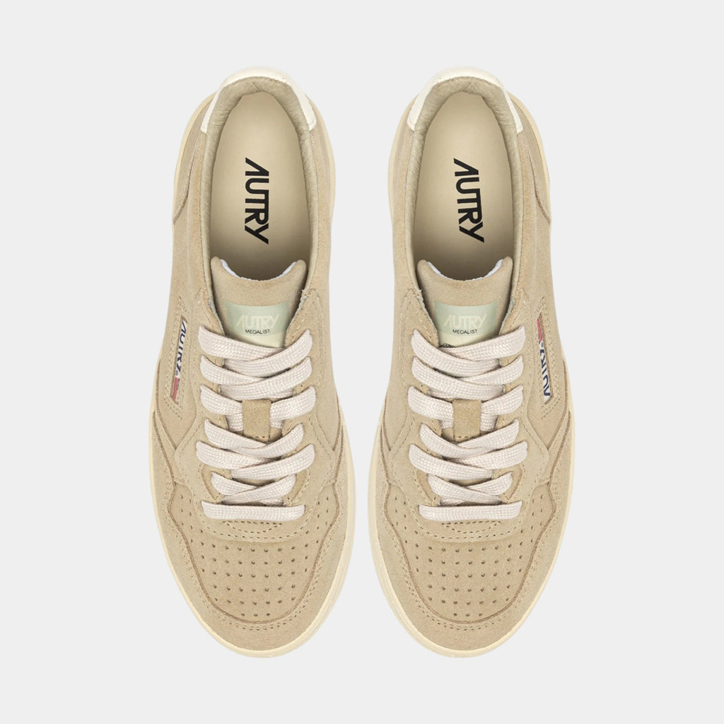 Autry Sneakers Medalist in Suede - Sabbia