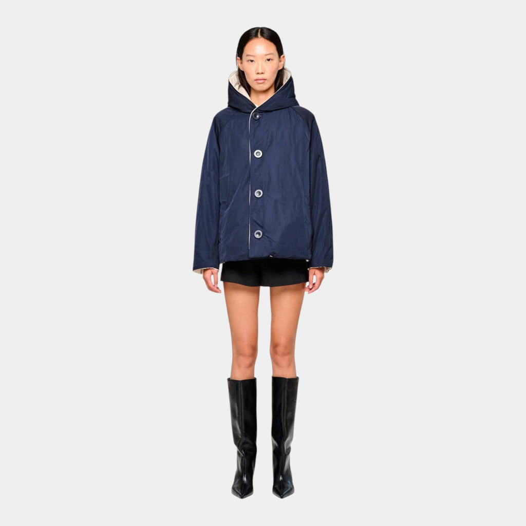 OOF WEAR - Oof Wear Giacca reversibile 9006 - Panna/Blu/6 - Hubert Humangoods