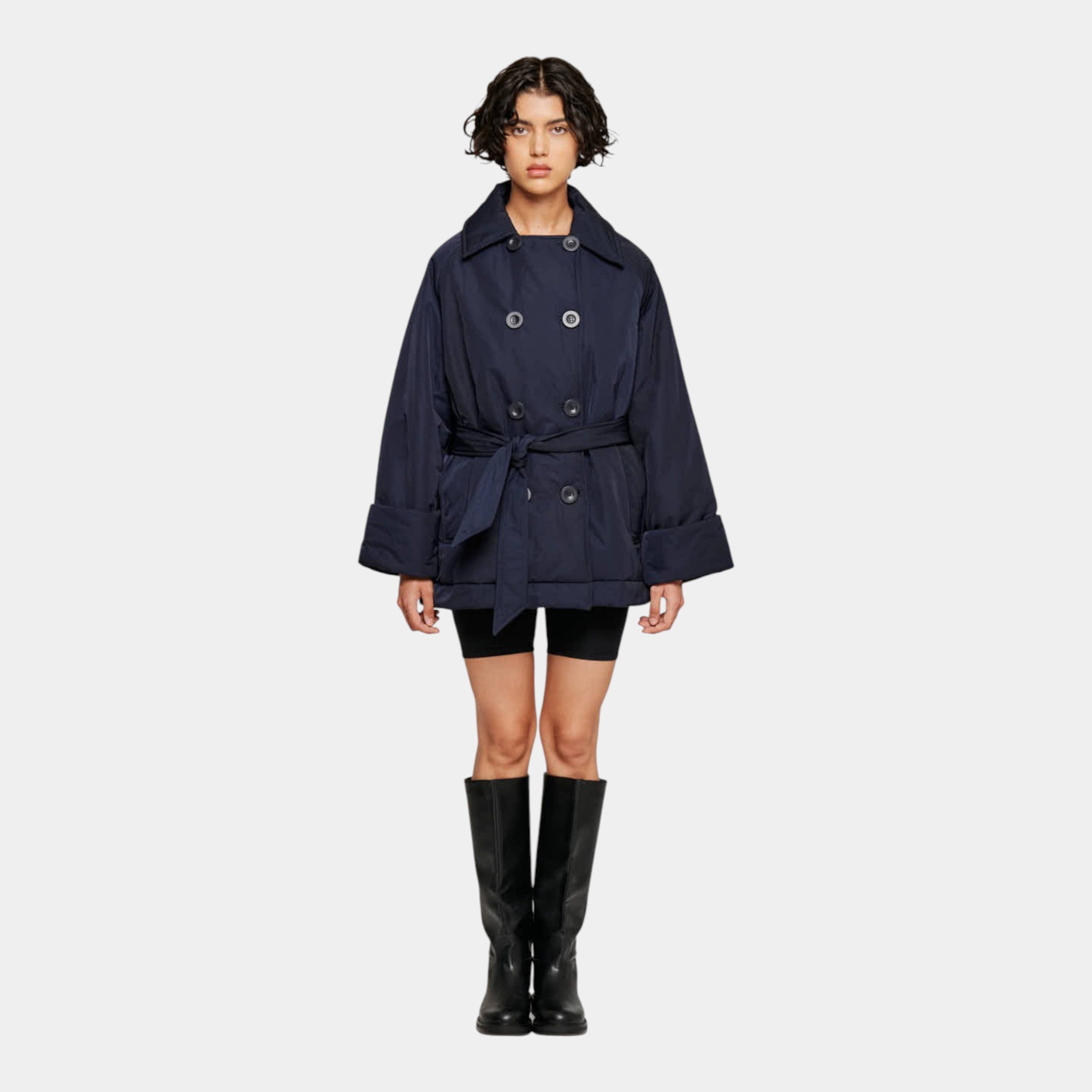 Oof Wear Giacca Doppiopetto in Nylon - Blu