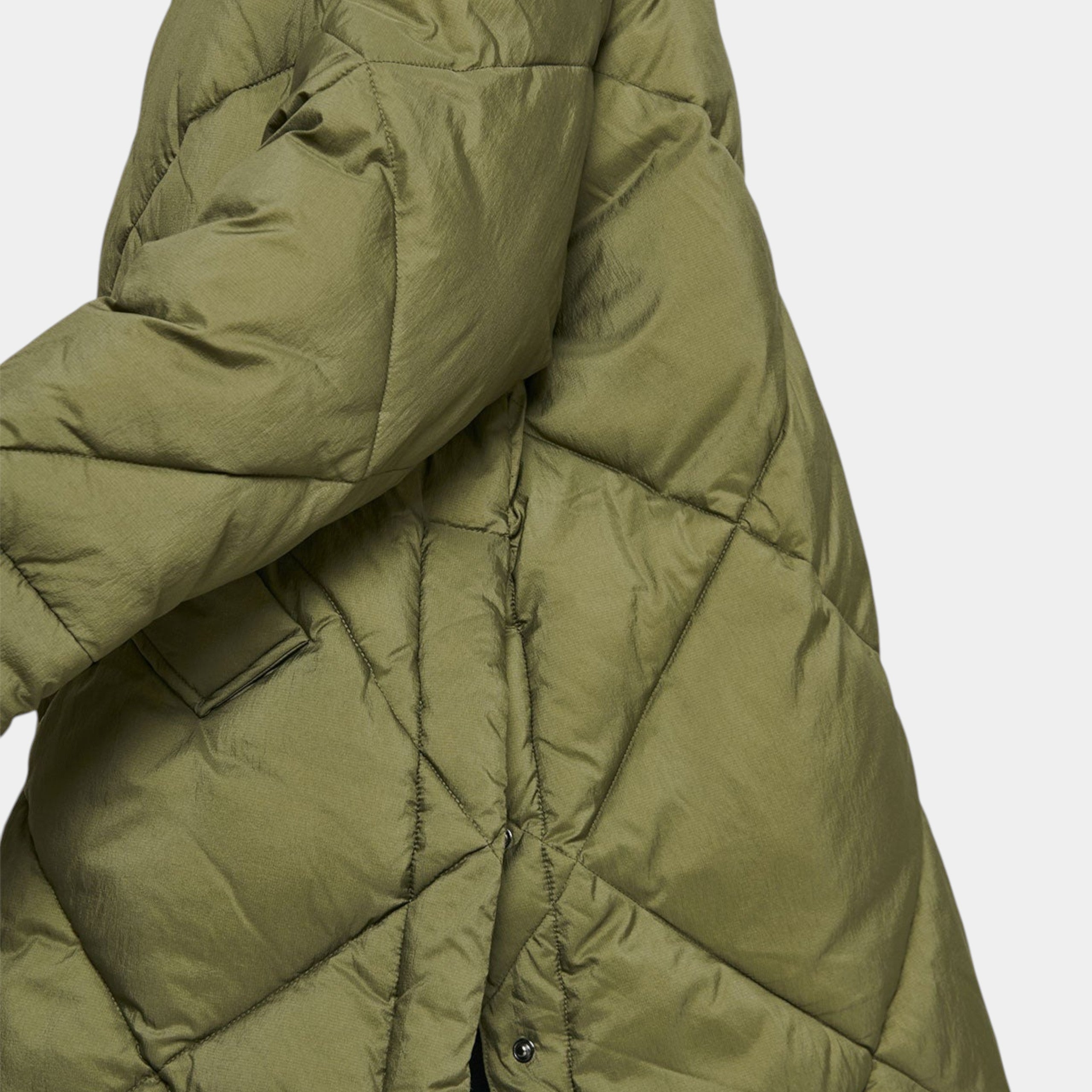 Oof Wear Giacca lunga trapuntata - Verde