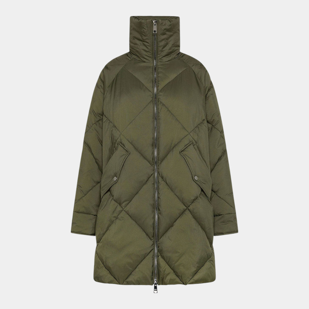 Oof Wear Giacca lunga trapuntata - Verde