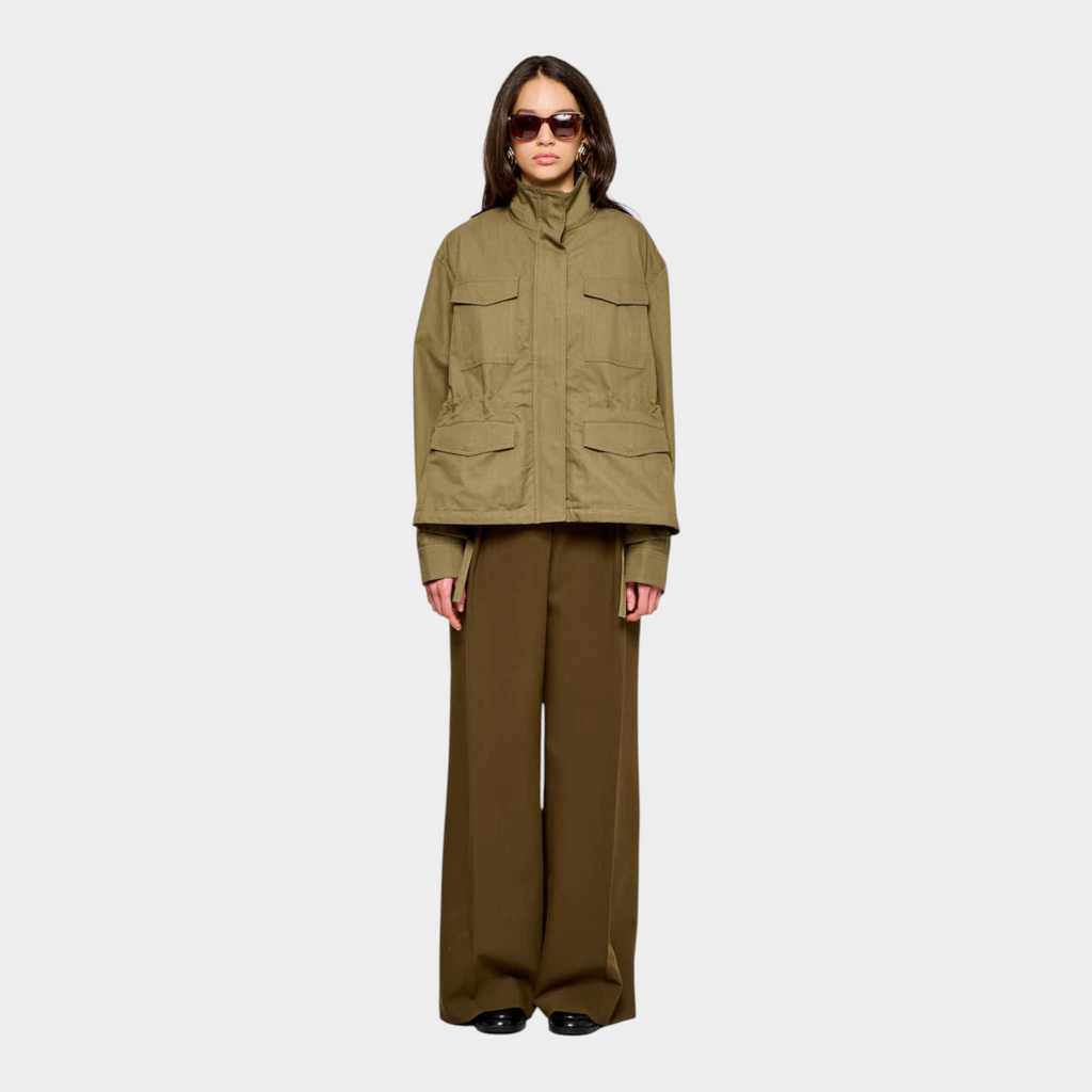 Oof Wear Hackney Field Jacket in cotone - Oliva