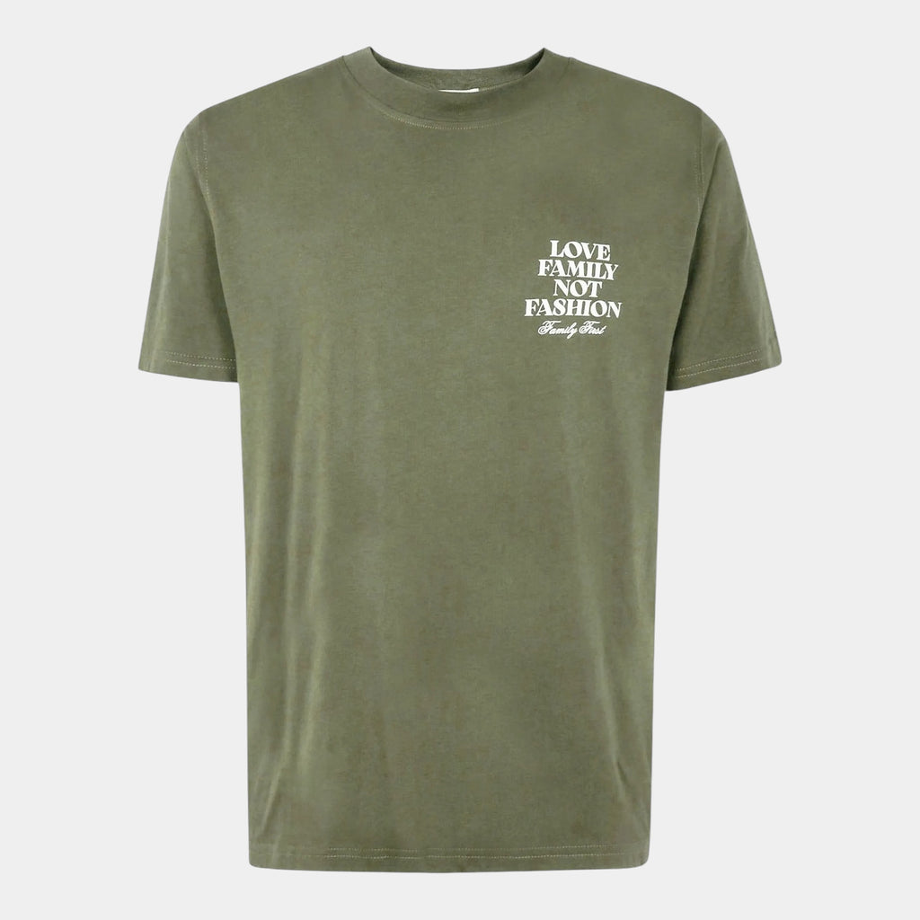 Family First TShirt in cotone LFNF - Verde