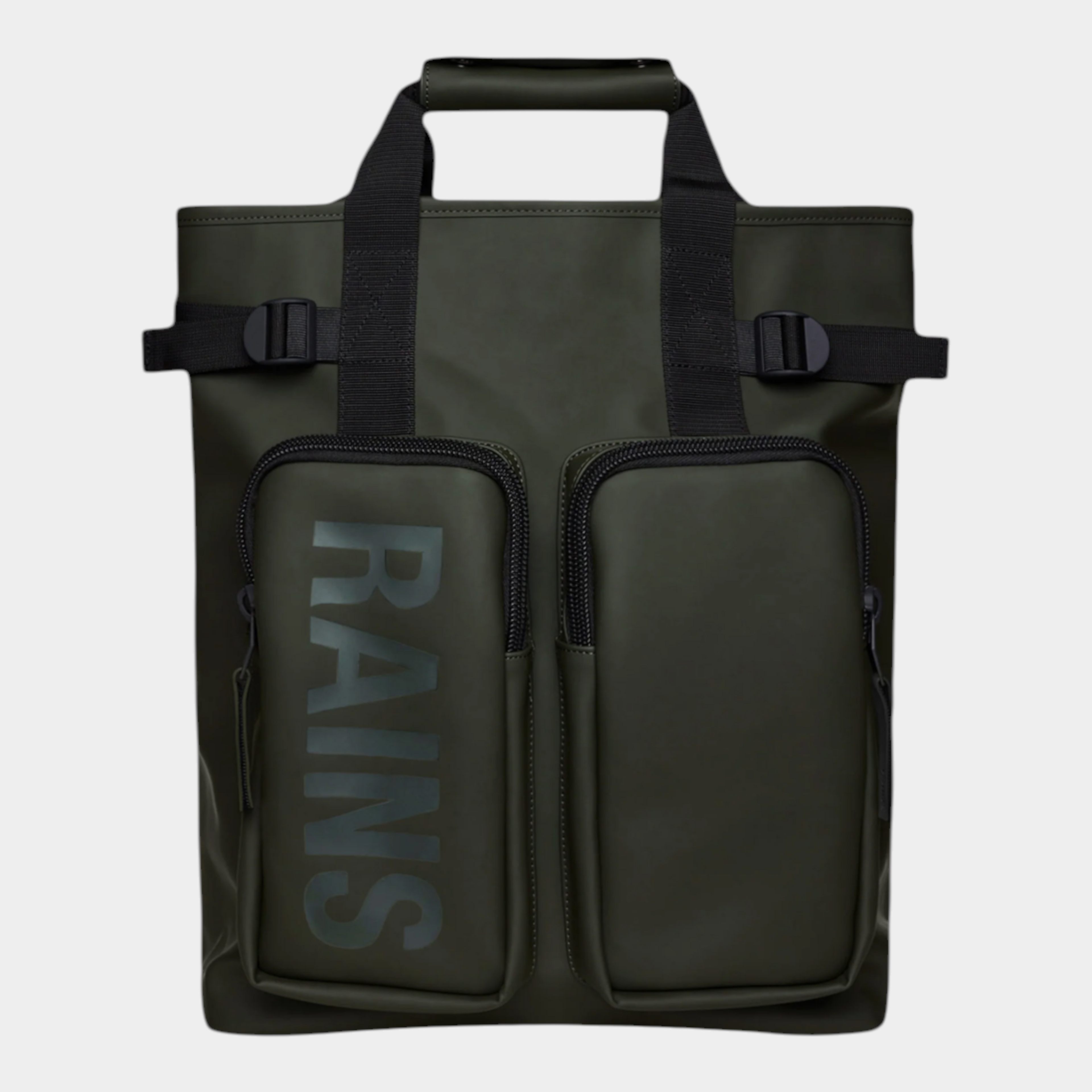 Rains Borsa Texel tote Backpack - Verde