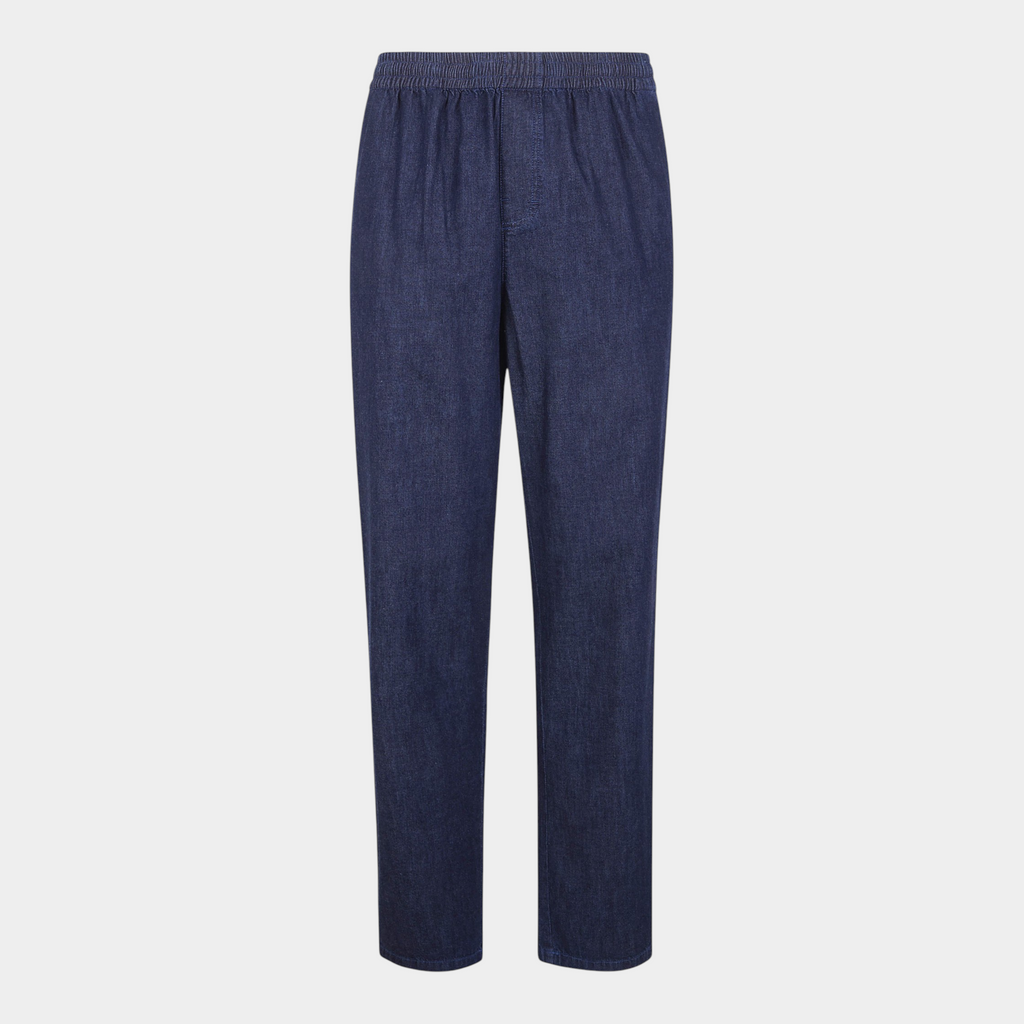 Aspesi Pantaloni Ventura in denim leggero - Blu scuro