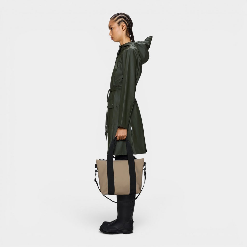 Rains Borsa Tote bag micro - Beige