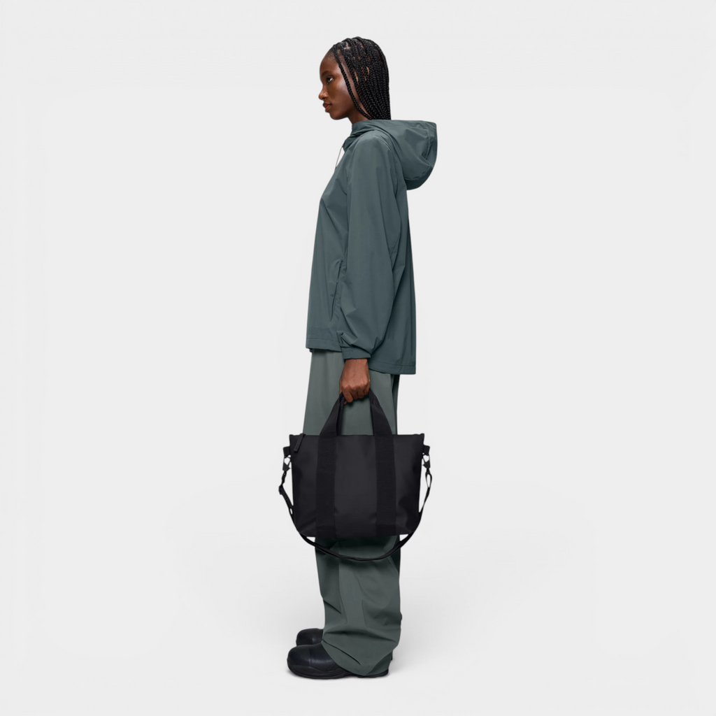 Rains Borsa Tote bag micro - Nero