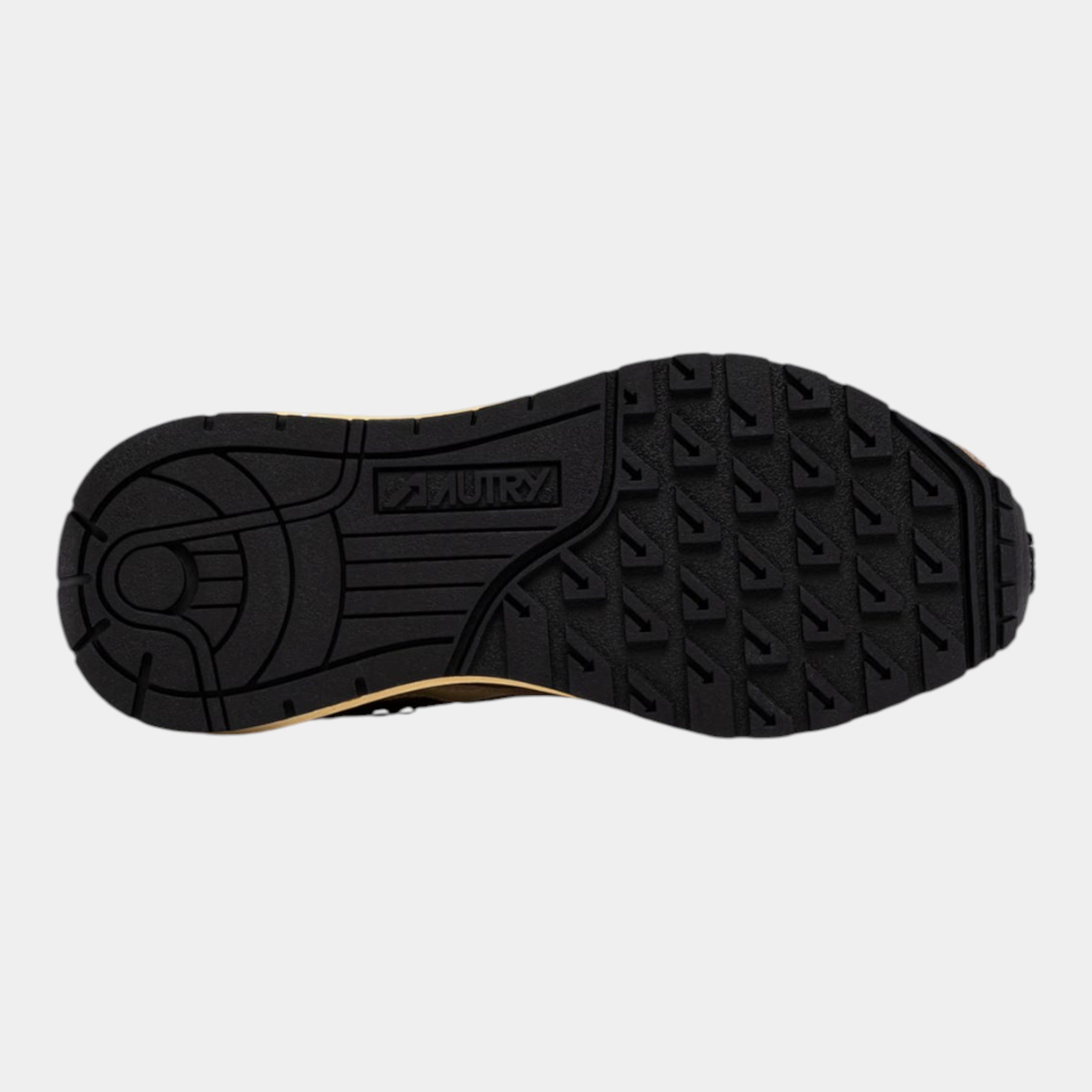 Autry Sneakers Reelwind in Nylon e Suede - Cioccolato