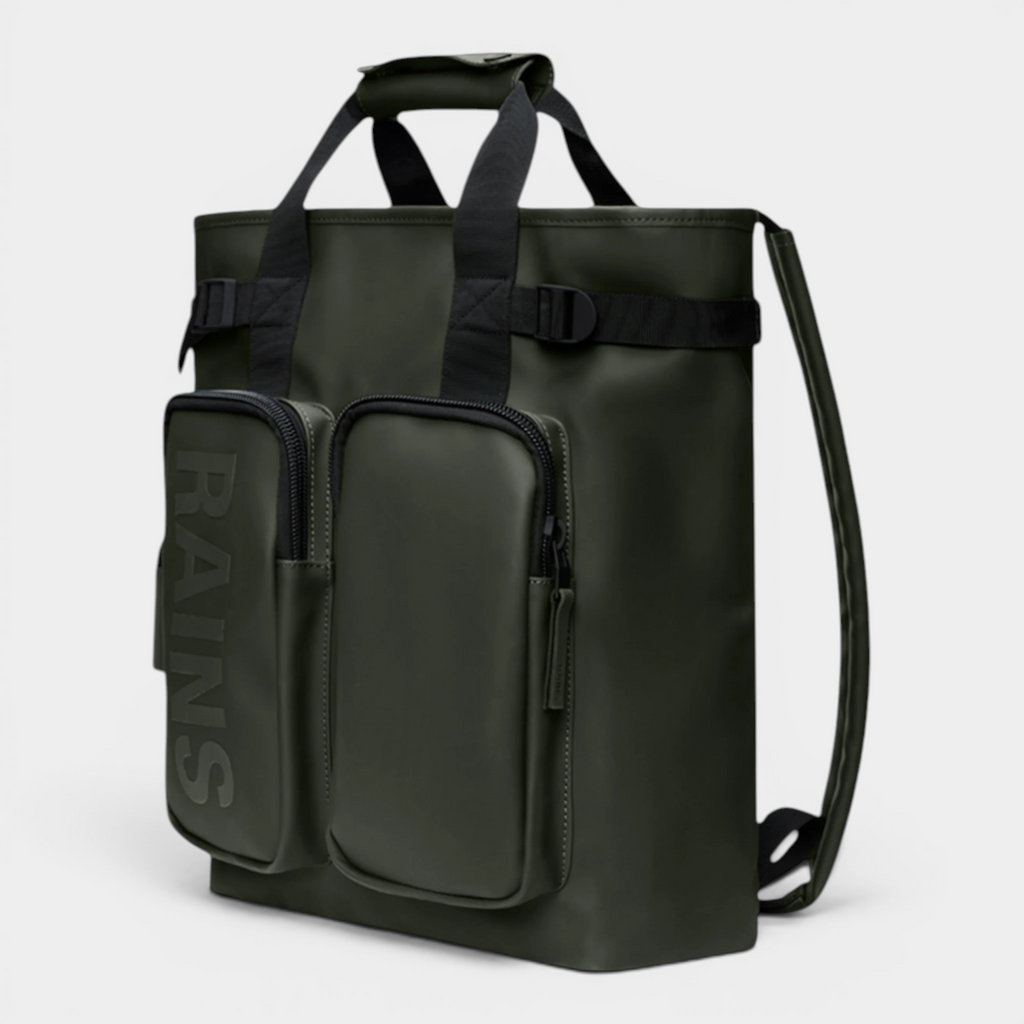 Rains Borsa Texel tote Backpack - Verde
