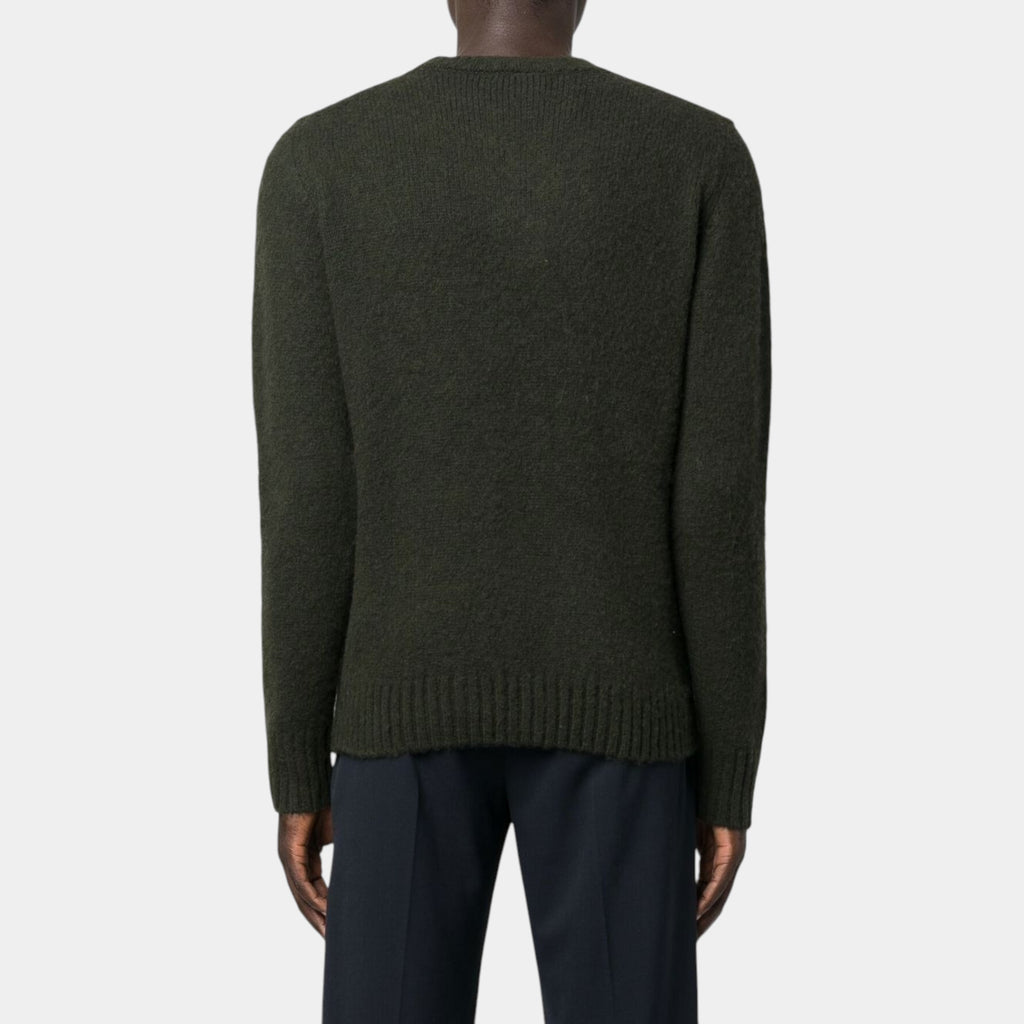 Aspesi Maglia in lana grattata - Verde