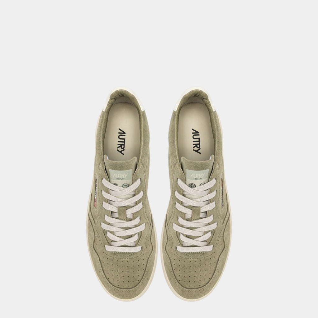 Autry Sneakers Medalist in Suede - Verde