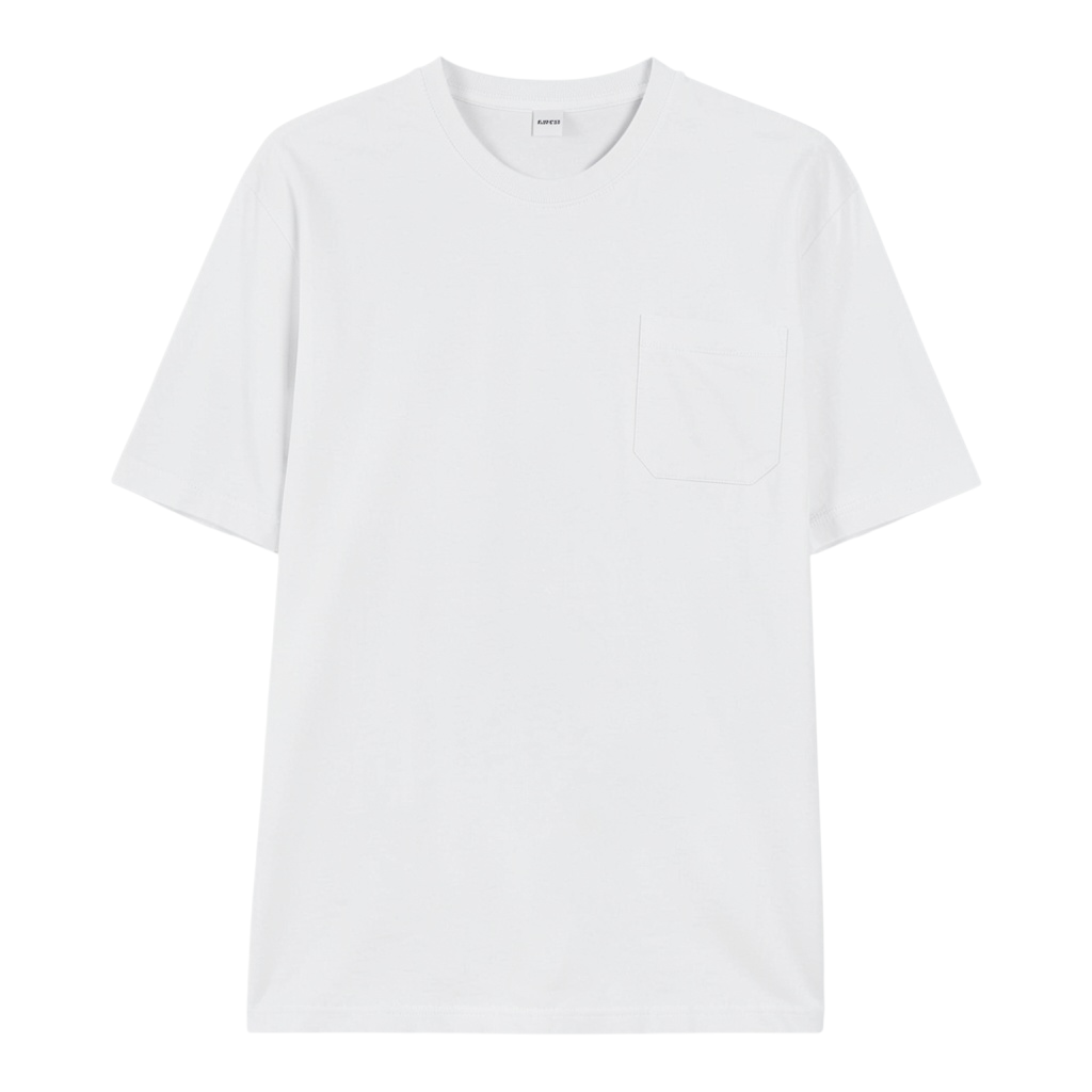 Aspesi Tee shirt con taschino in jersey di cotone - Bianco