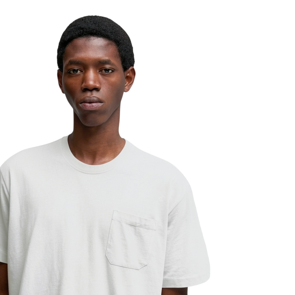 Aspesi Tee shirt con taschino in jersey di cotone - Bianco