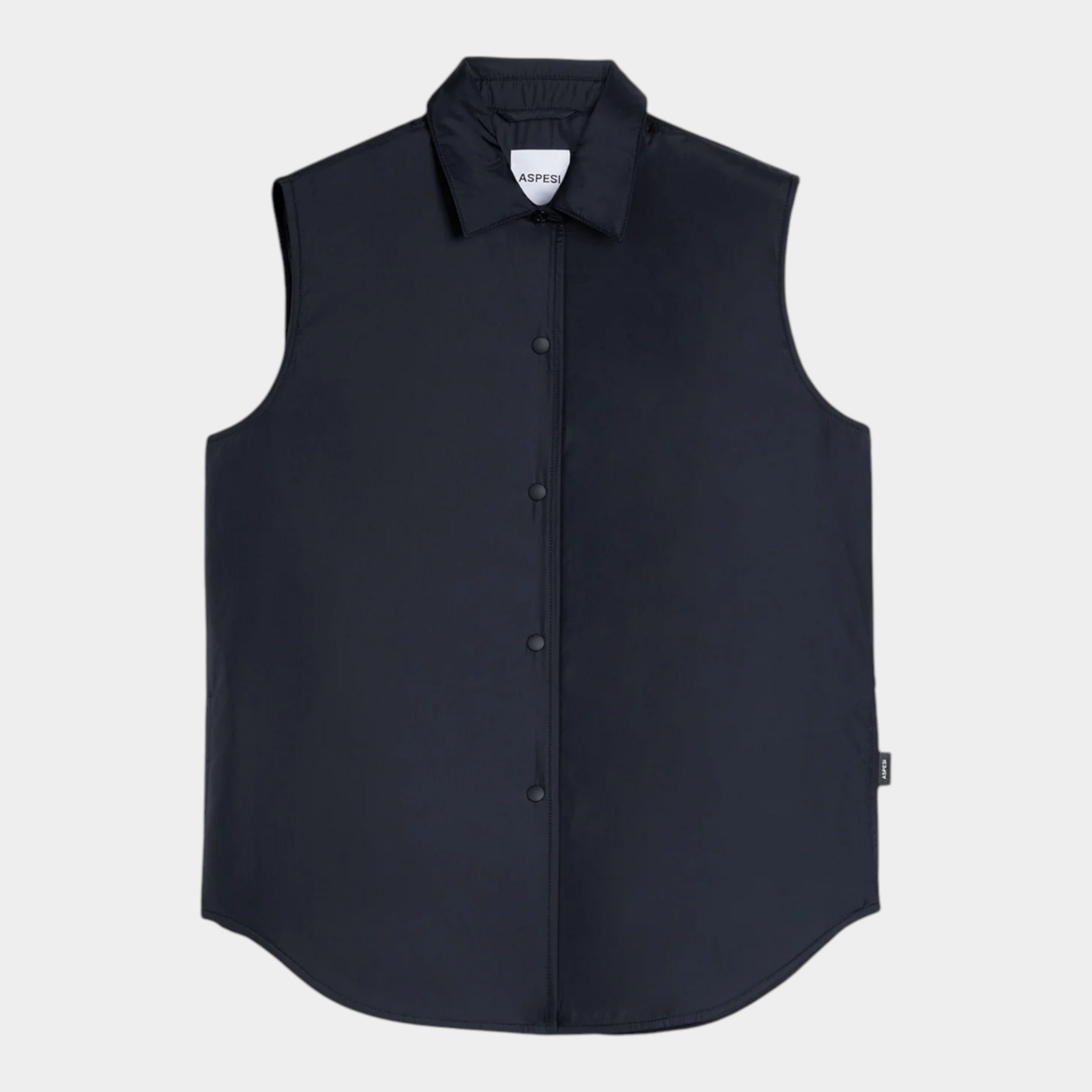 Aspesi Gilet Dot in nylon - Nero
