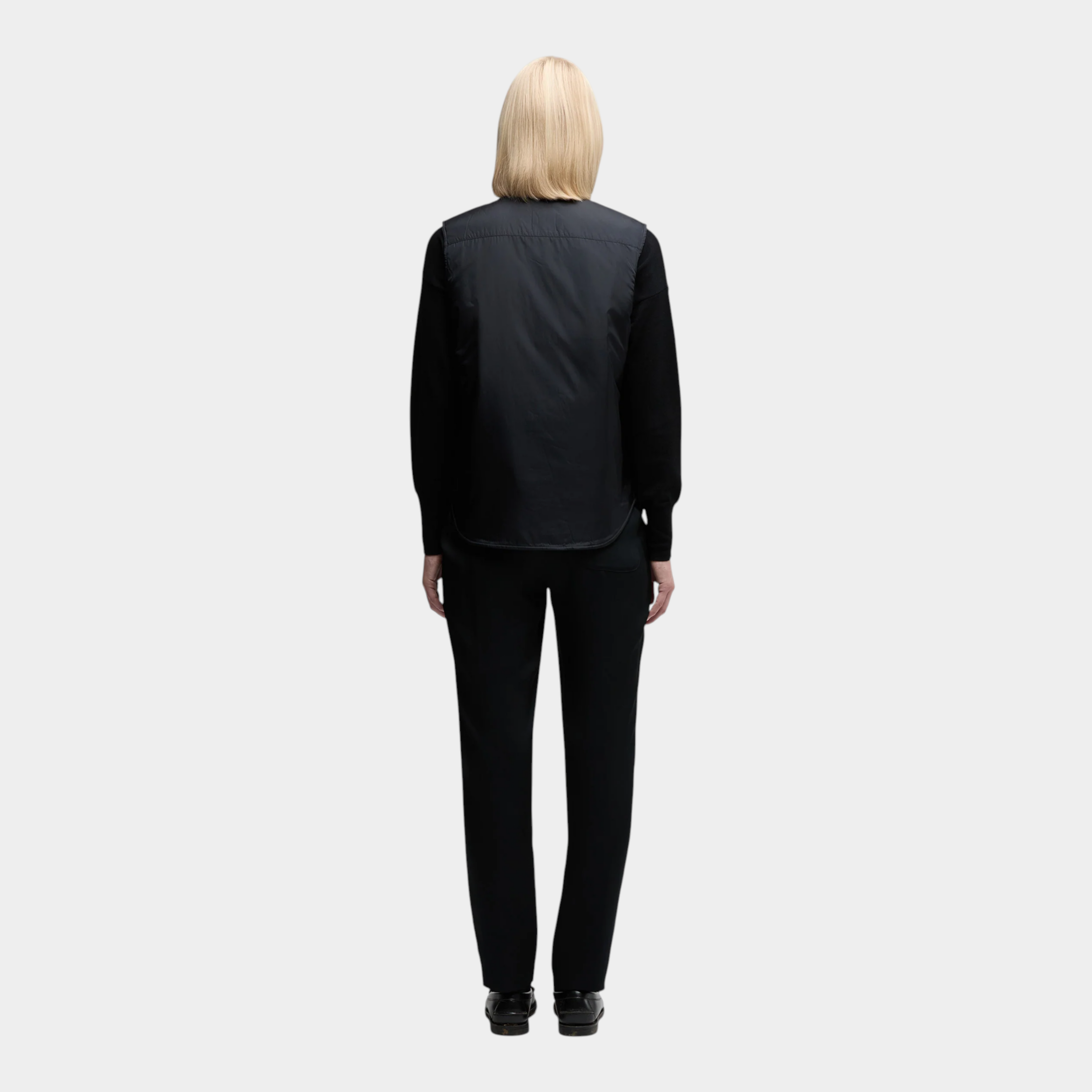 Aspesi Gilet Dot in nylon - Nero