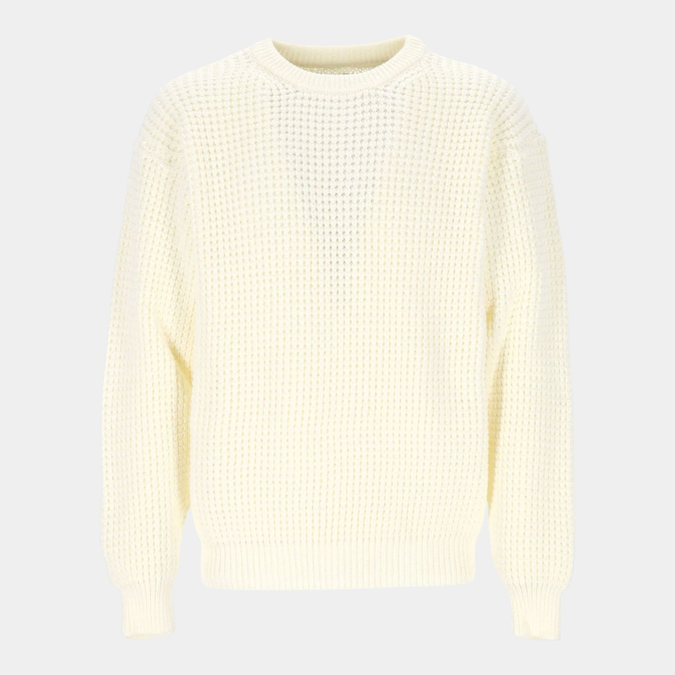 Family First Maglia in lana FF - Panna