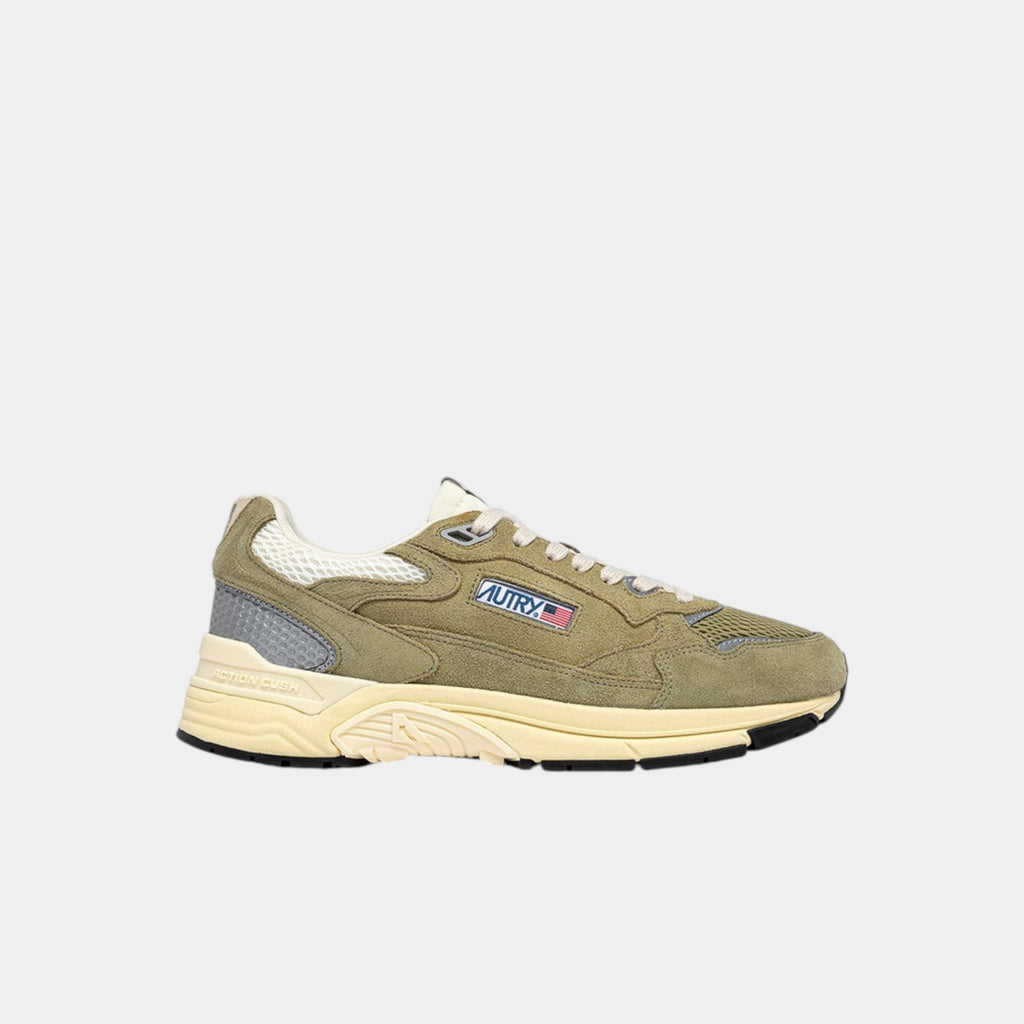 Autry Sneakers Hyperway in mesh e suede - Salvia