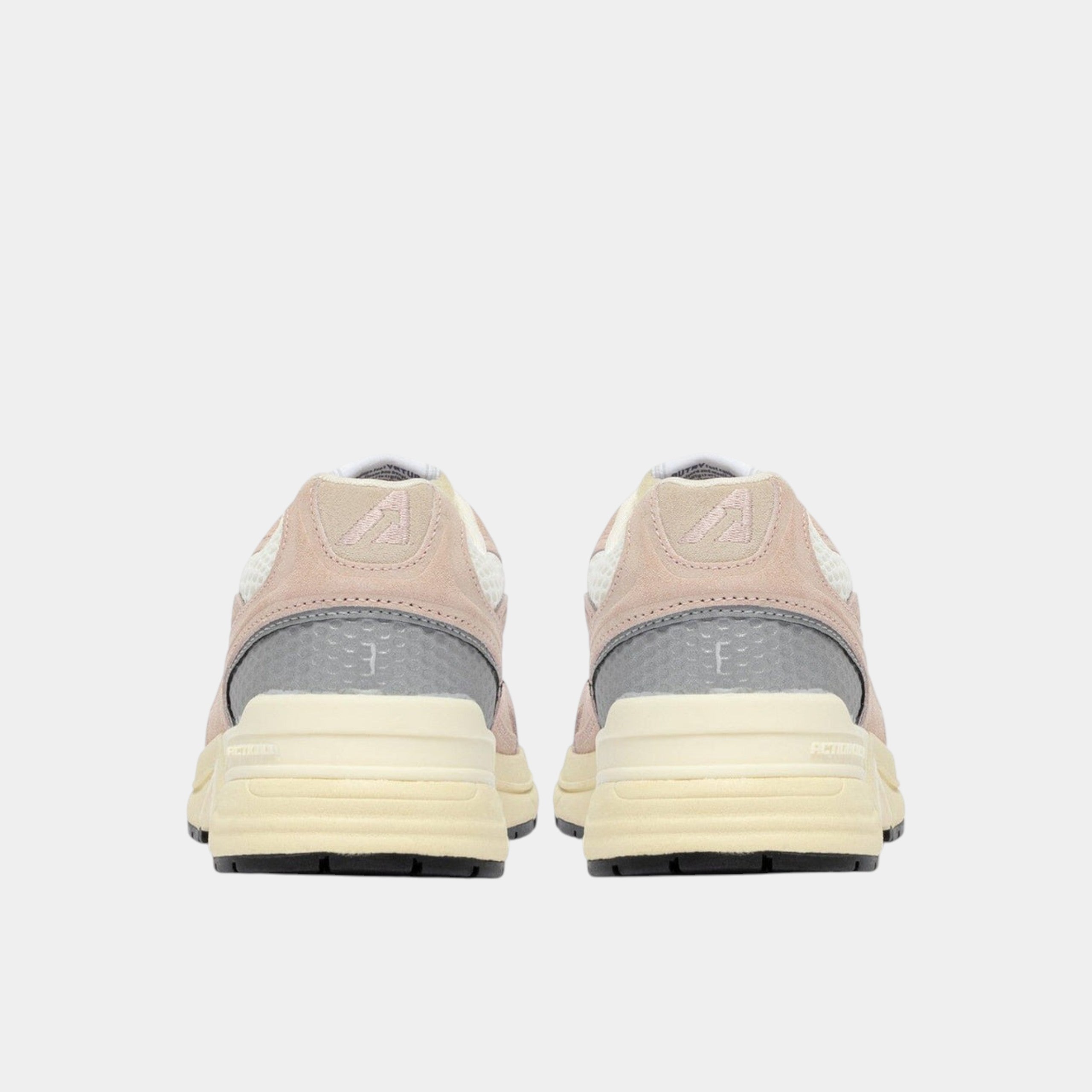 Autry Sneakers Hyperway in mesh e suede - Rosa chiaro