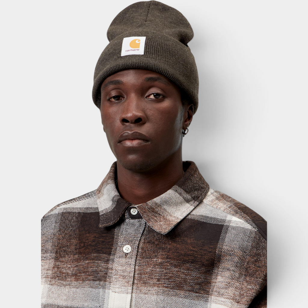 Carhartt Wip Cappello Acrylic Watch - Marrone melange