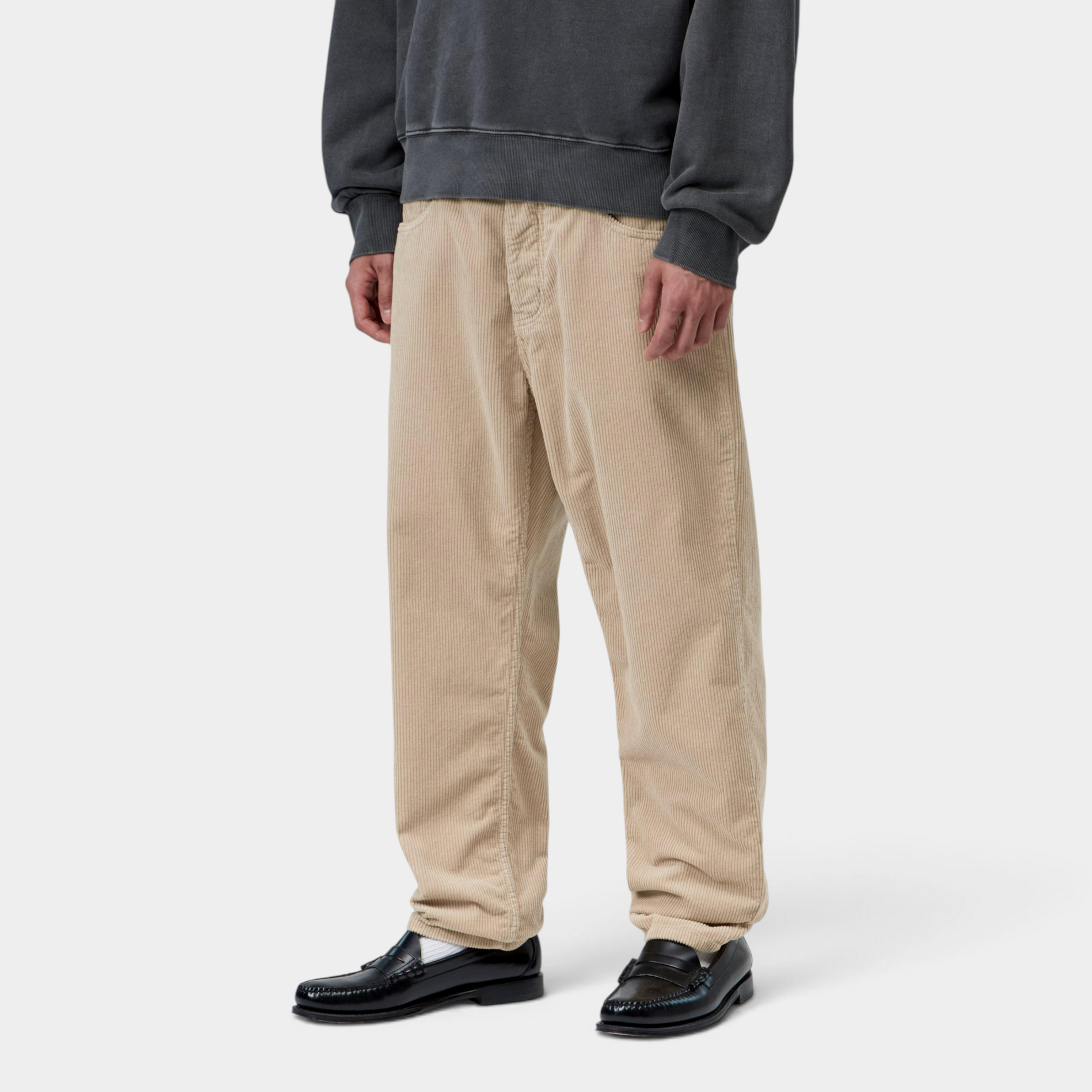 Carhartt Wip Pantaloni Newel in velluto a coste - Beige