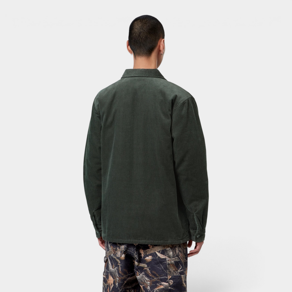Carhartt Wip Overshirt Whitsome in velluto a coste - Verde