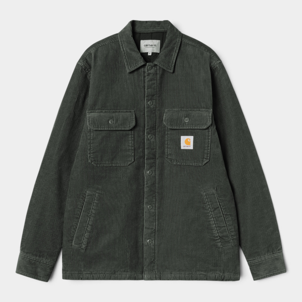 Carhartt Wip Overshirt Whitsome in velluto a coste - Verde