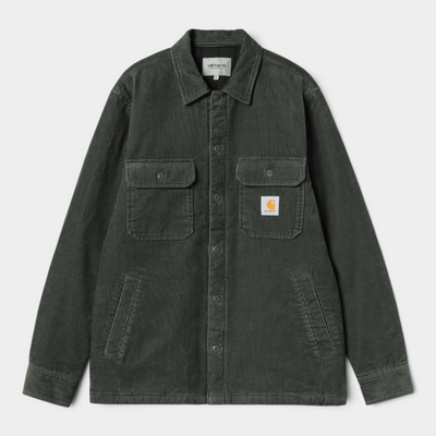 Carhartt Wip Overshirt Whitsome in velluto a coste - Verde