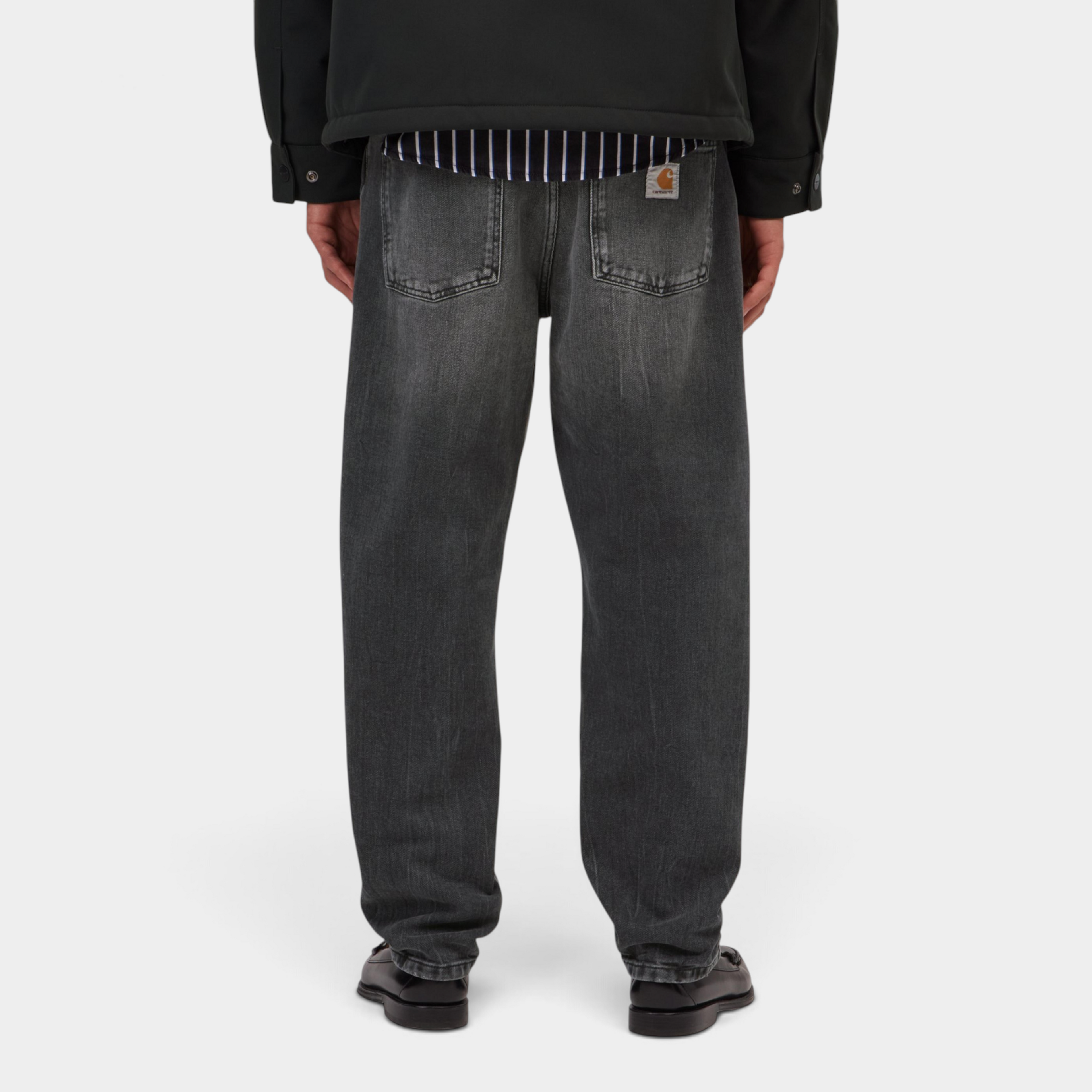 Carhartt Wip Jeans Newel in denim slavato - Nero