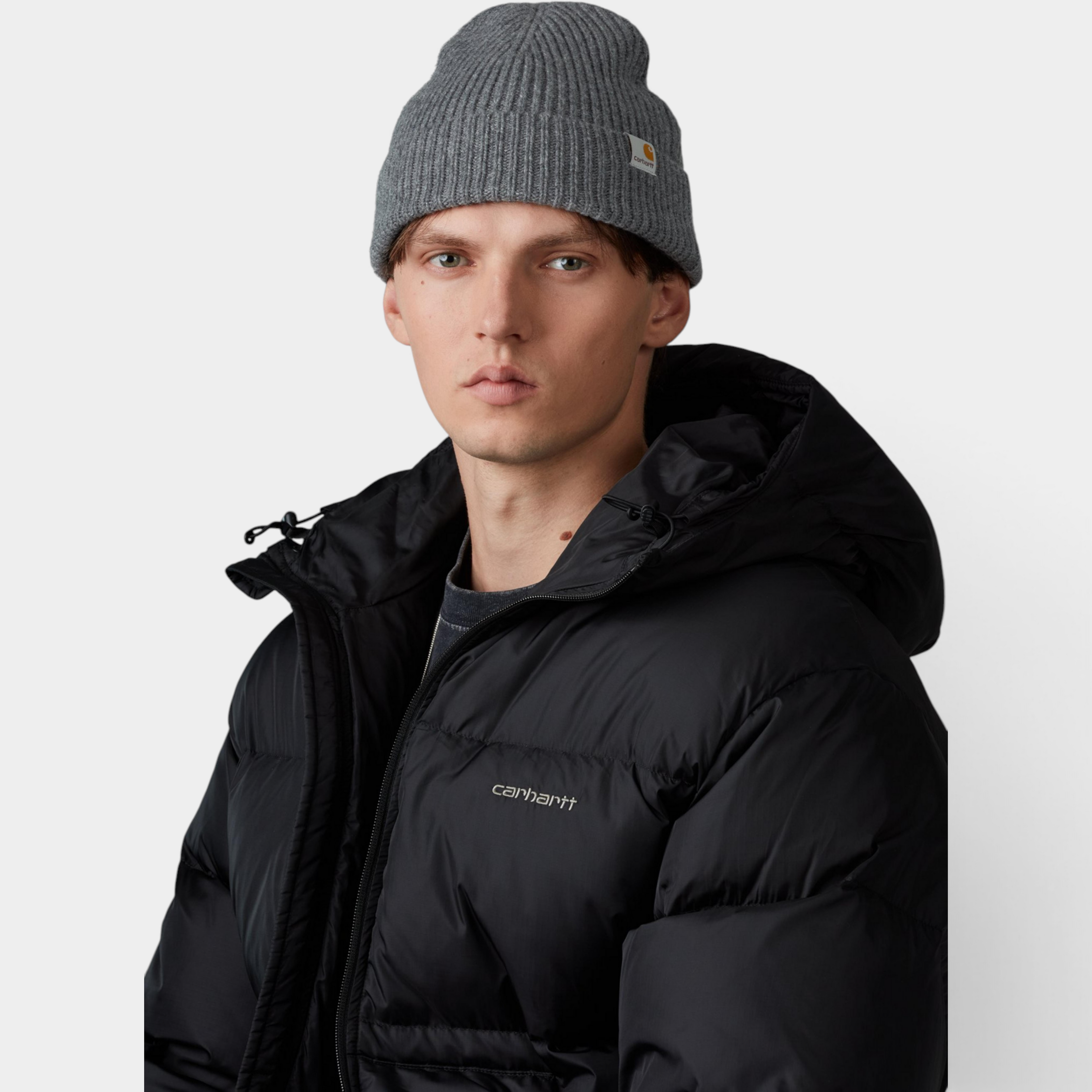 Carhartt Wip Cappello Gabe beanie misto cachemire - Grigio