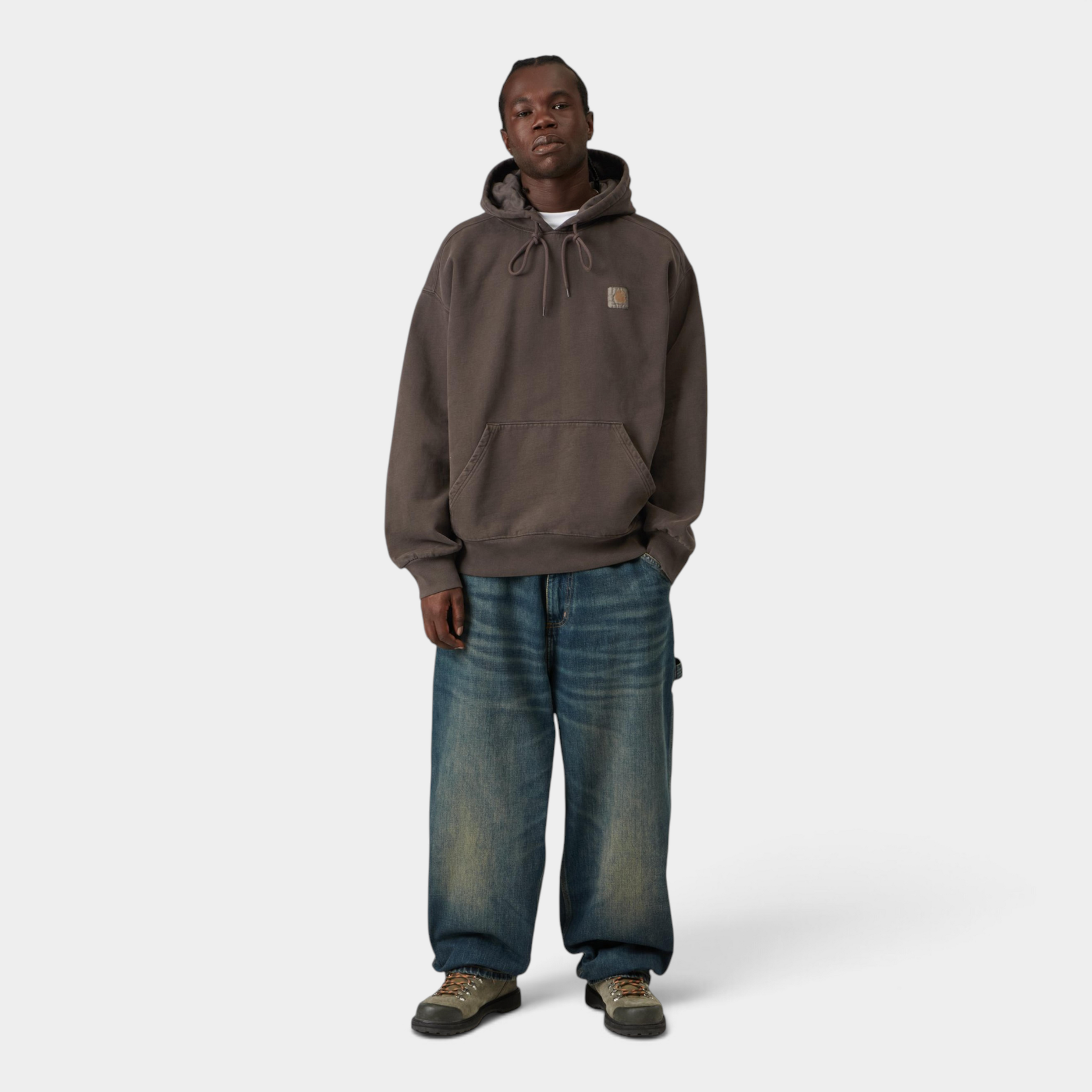 Carhartt Wip Felpa Vista con cappuccio - Tabacco
