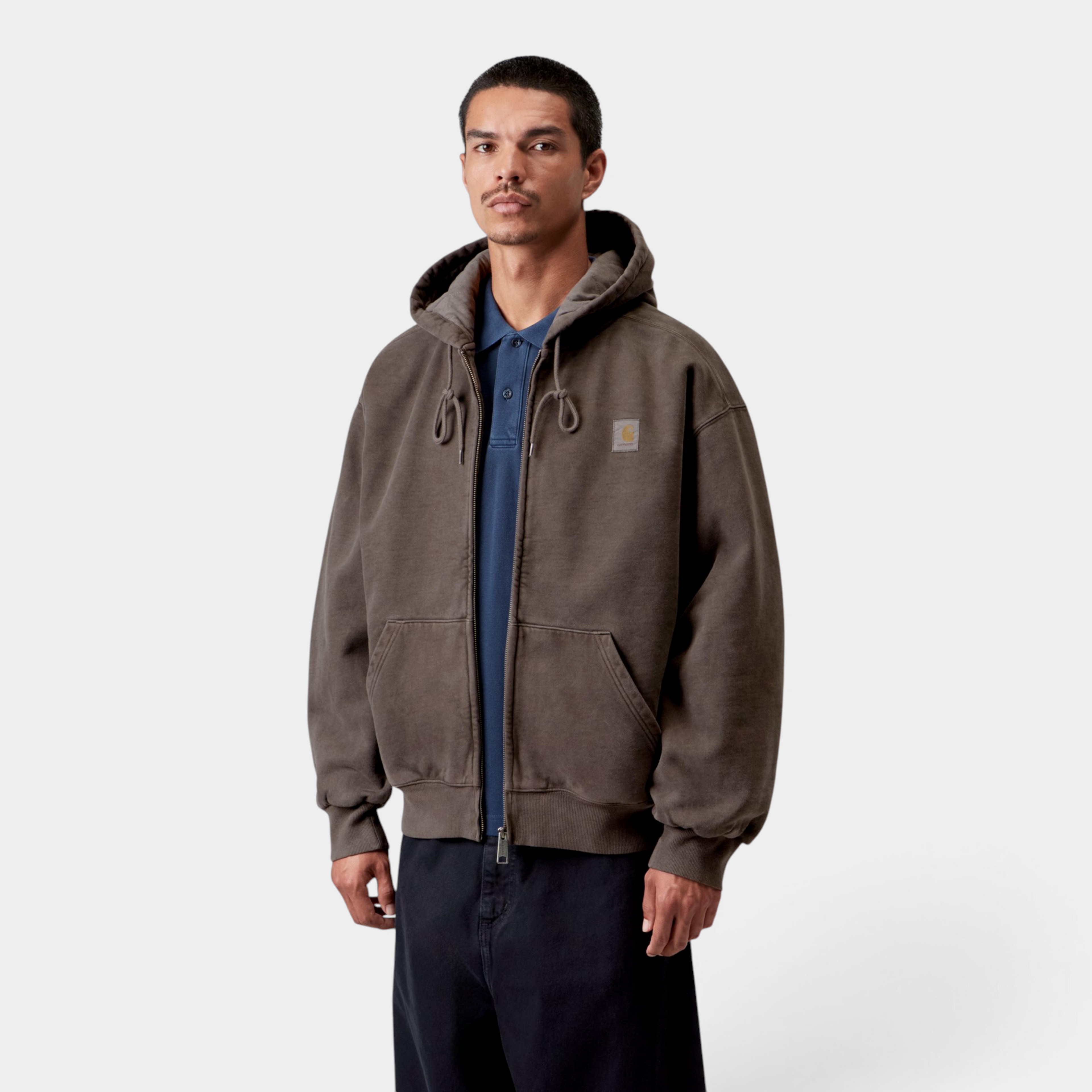 Carhartt Wip Giacca in felpa Vista con cappuccio - Tabacco