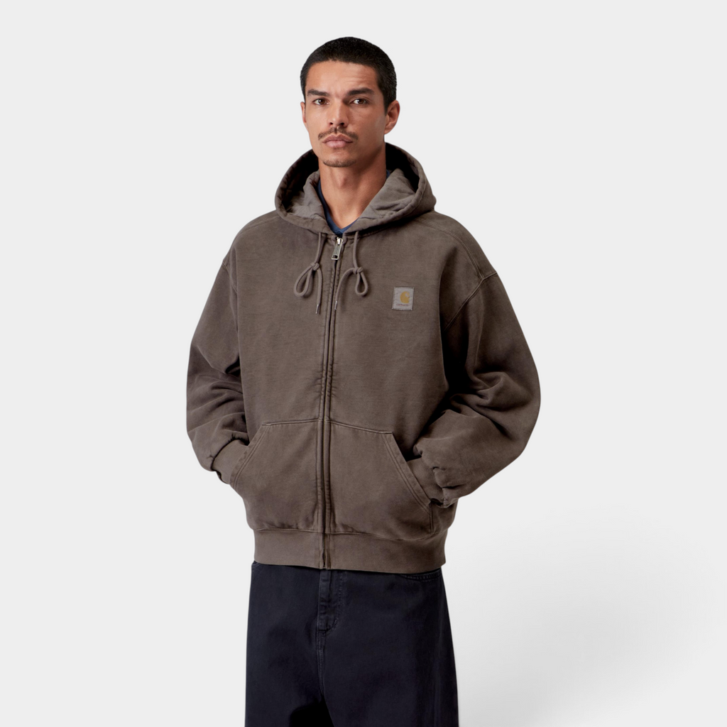 Carhartt Wip Giacca in felpa Vista con cappuccio - Tabacco