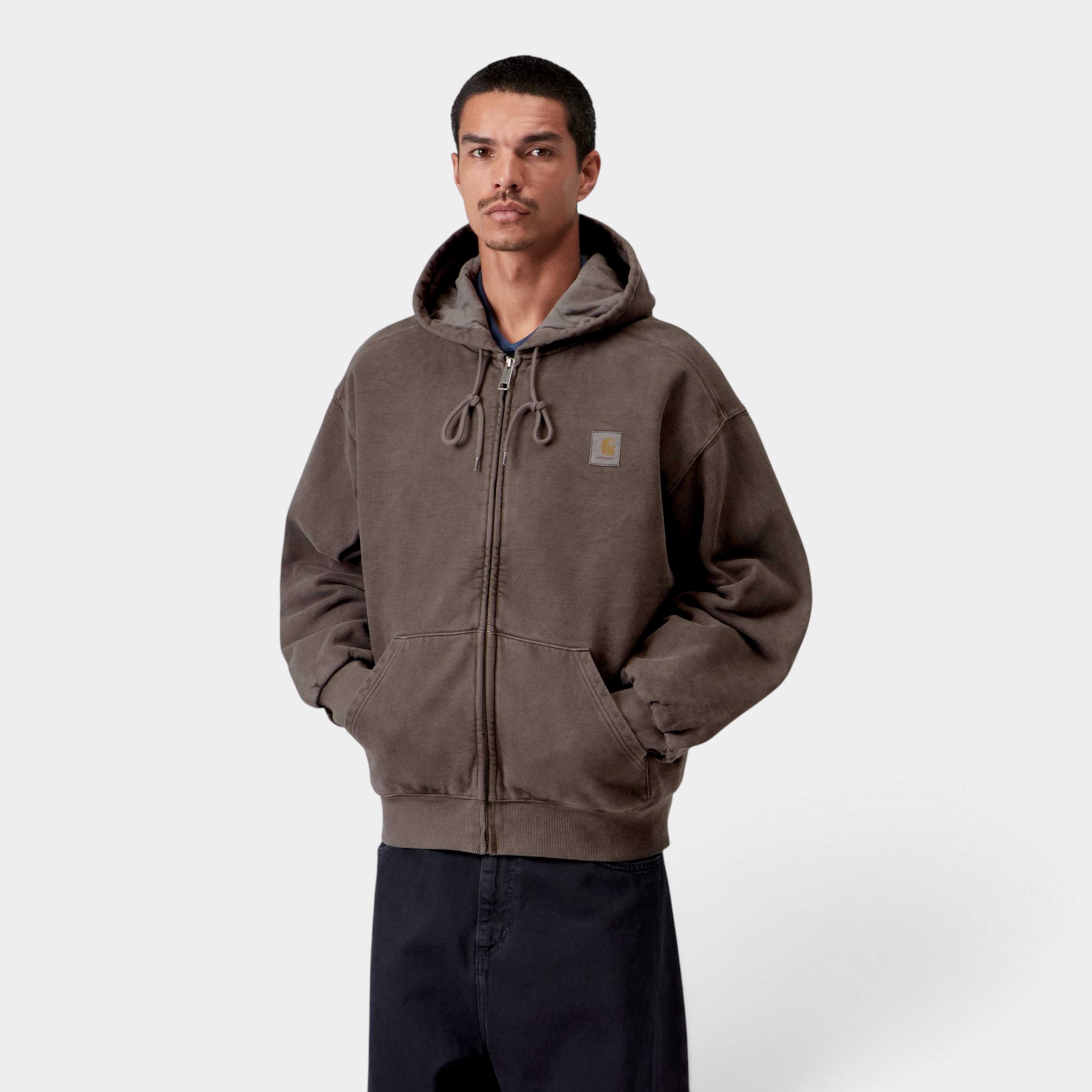 Carhartt Wip Giacca in felpa Vista con cappuccio - Tabacco