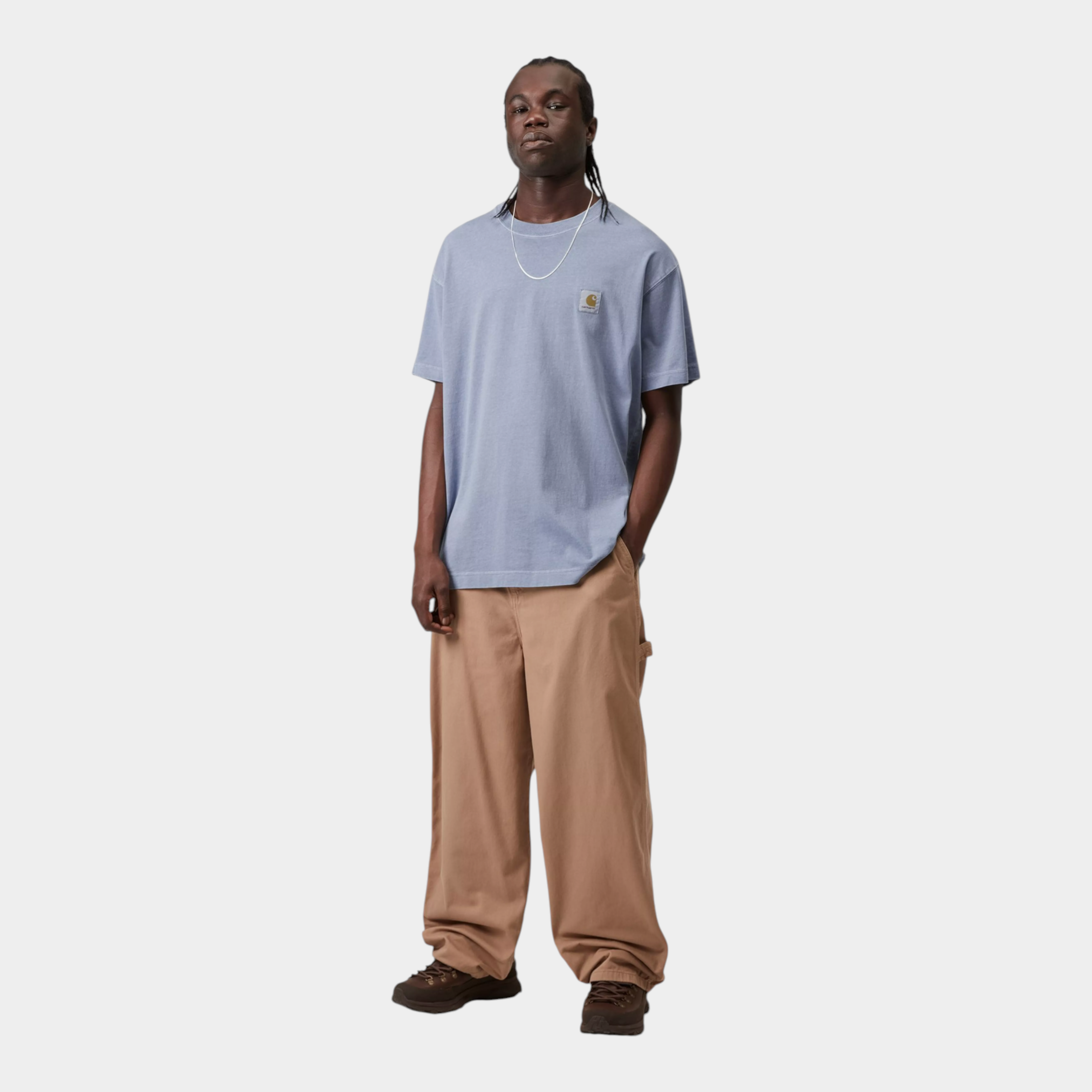 Carhartt Wip Tee shirt Nelson - Azzurro