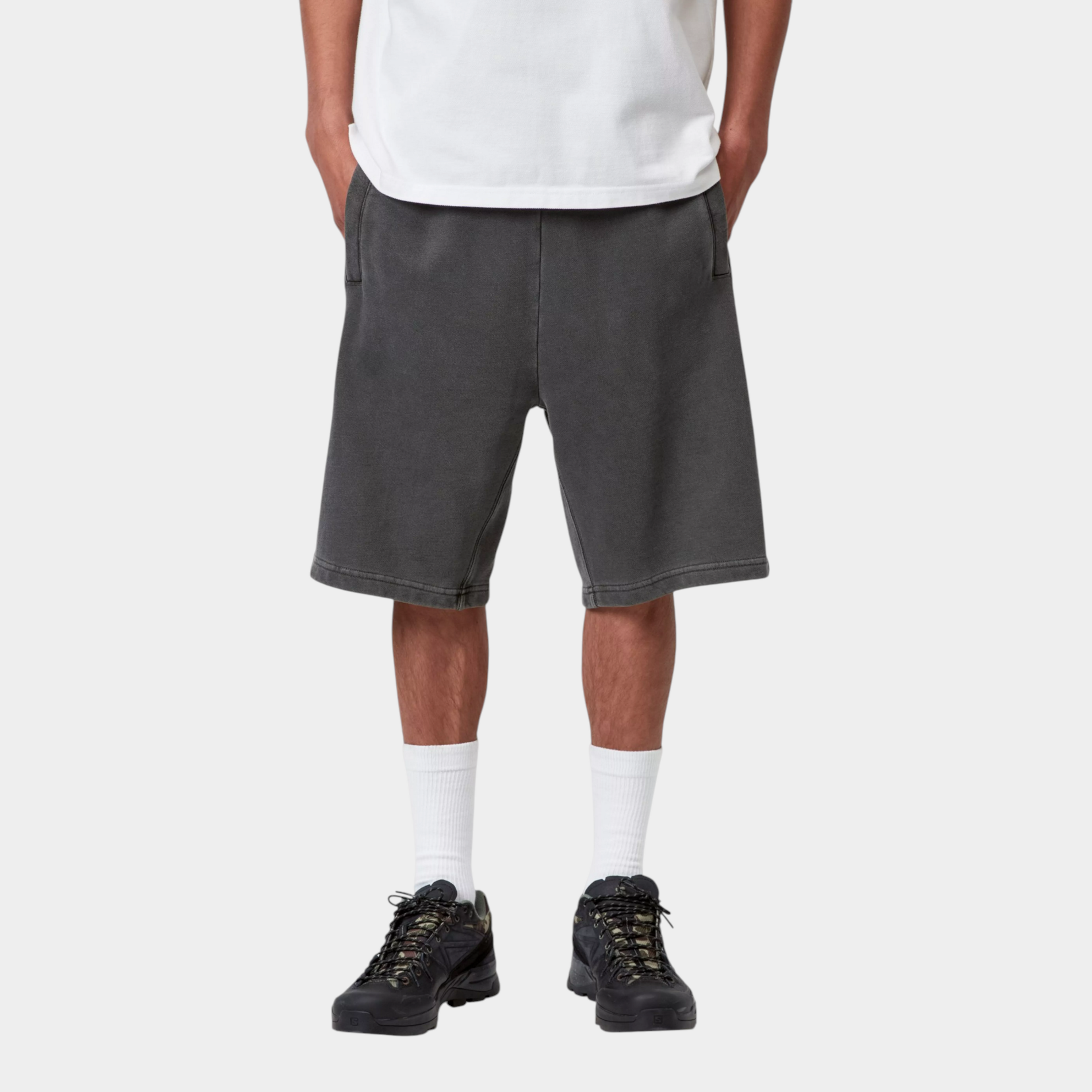 Carhartt Wip Short Nelson in felpa - Nero